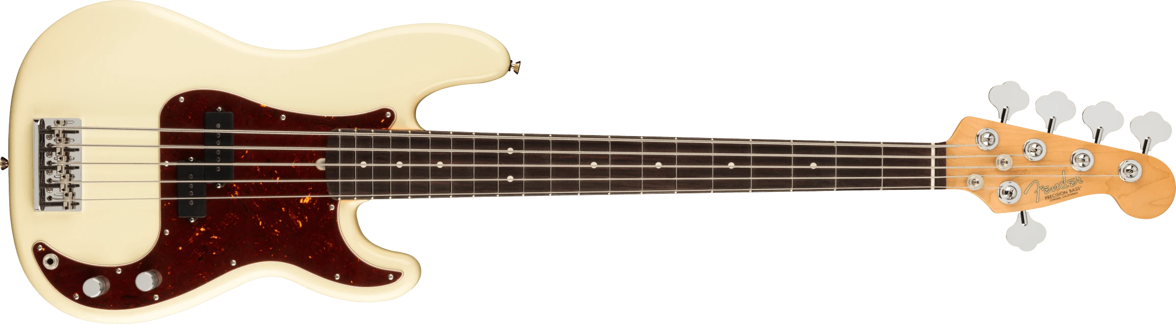 Fender® American Professional II Precision Bass® V, Rosewood Fingerboard, Olympic White