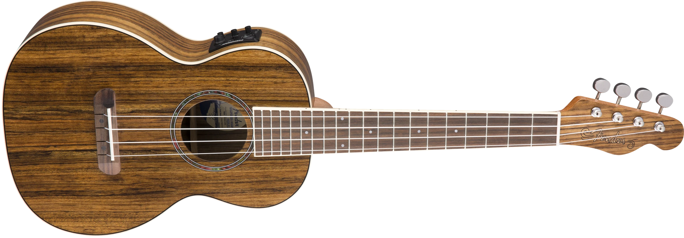 Fender® Rincon Tenor Ukulele V2, Ovangkol Fingerboard, Natural