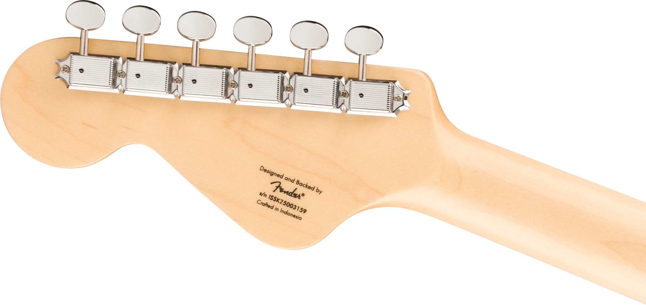 Squier® Paranormal Electric VI, Laurel Fingerboard, Parchment Pickguard, Matching Headstock, Daphne Blue