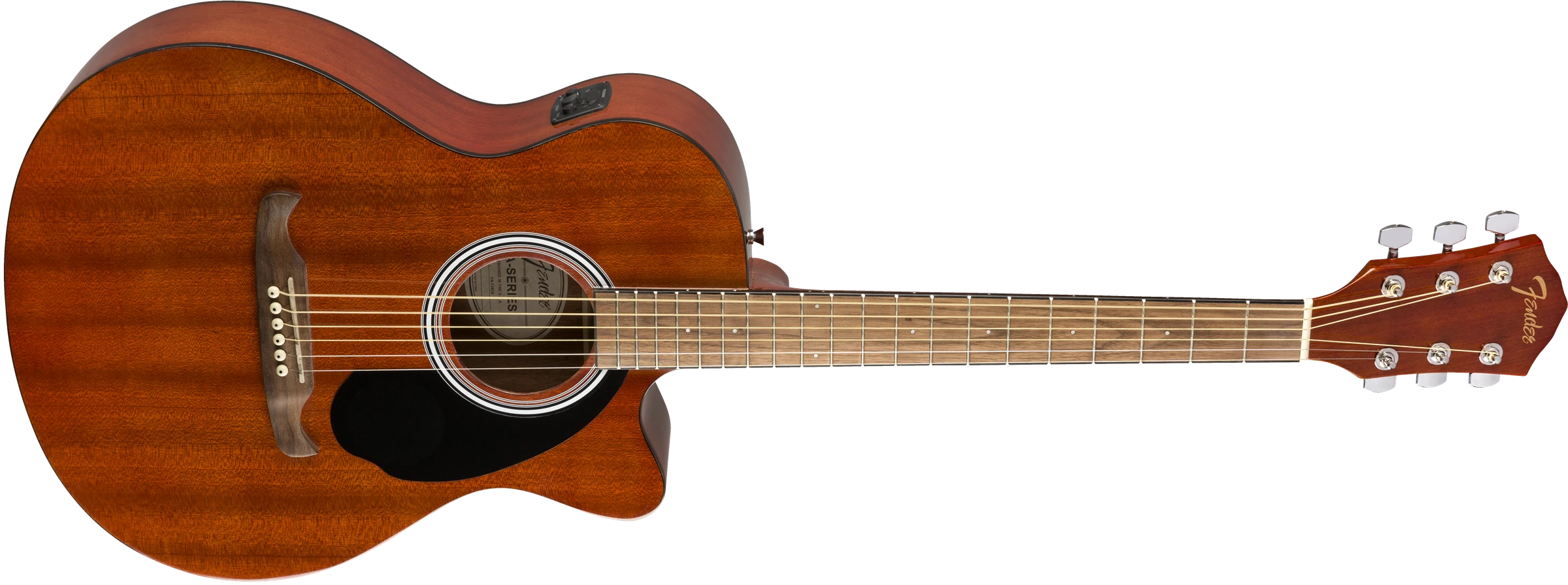 Fender® FA-135CE Concert All-Mahogany, Walnut Fingerboard, Natural