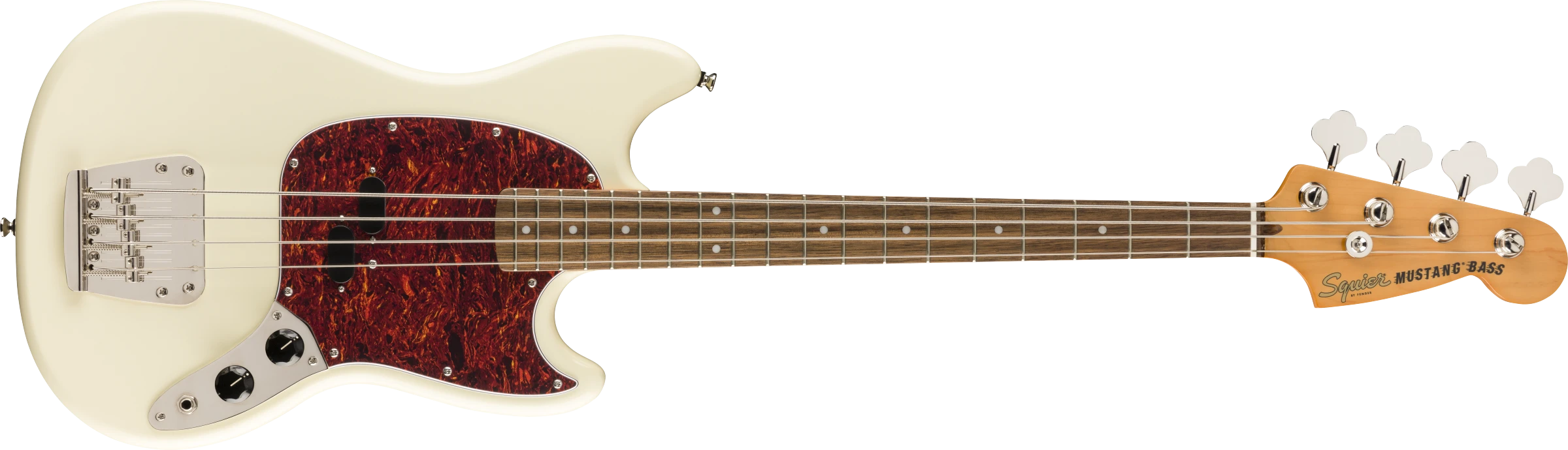 Squier® Classic Vibe '60s Mustang® Bass, Laurel Fingerboard, Olympic White