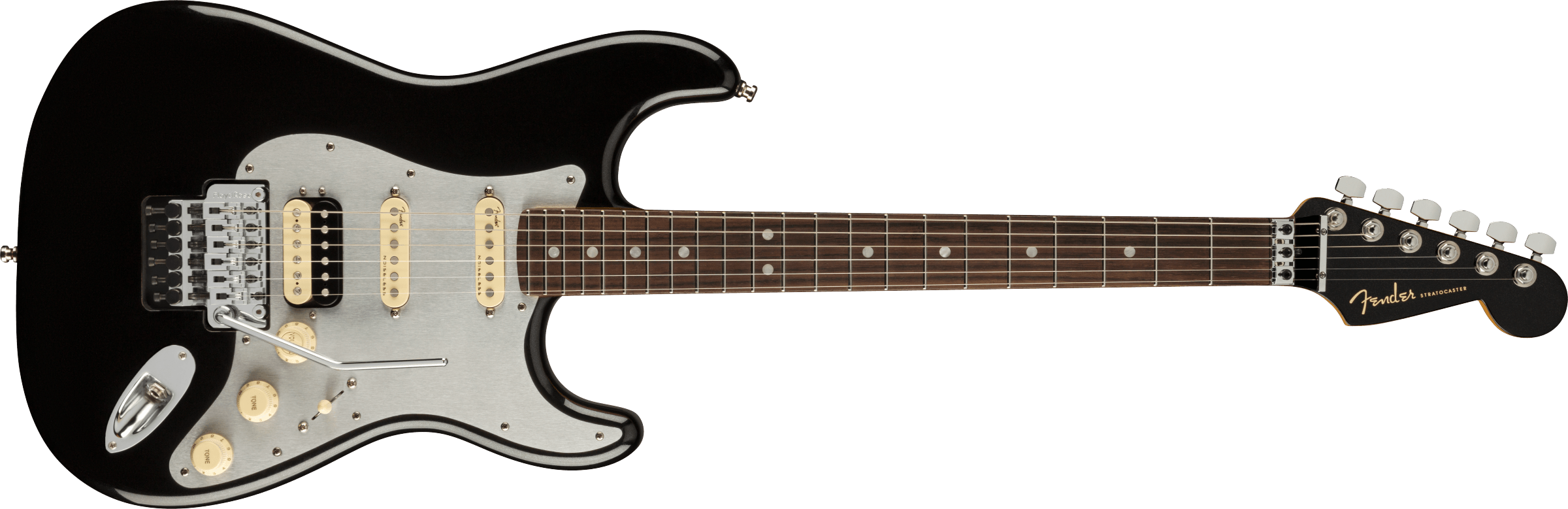 Fender® Ultra Luxe Stratocaster® Floyd Rose® HSS, Rosewood Fingerboard, Mystic Black