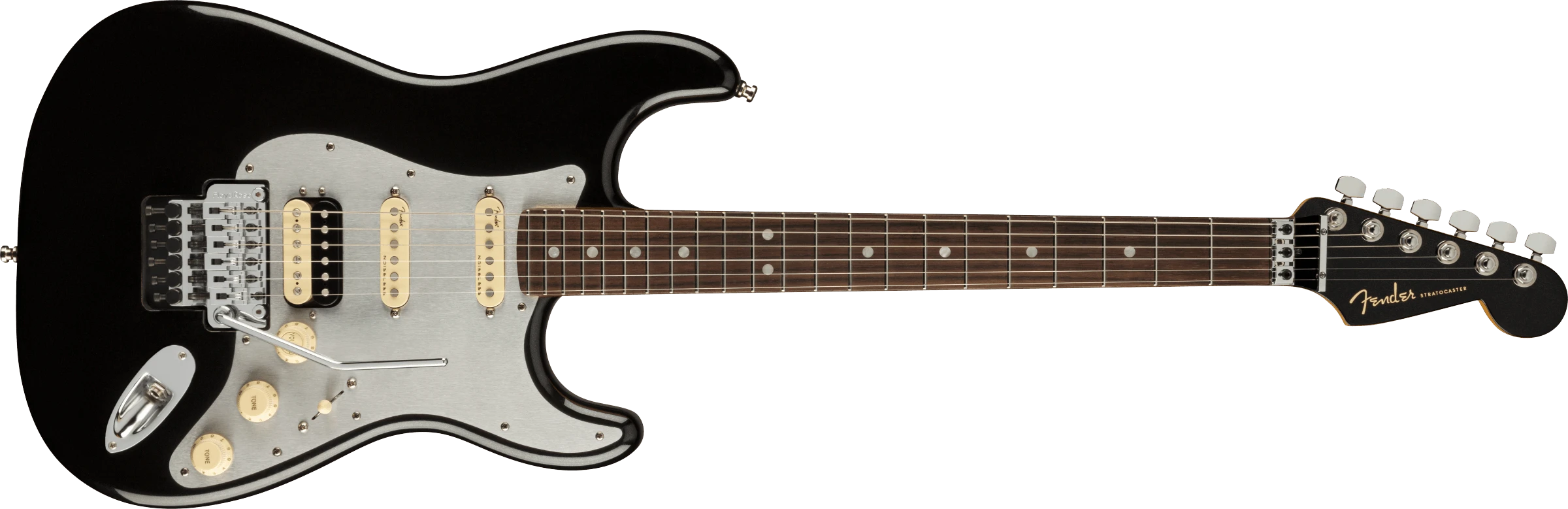 Fender® Ultra Luxe Stratocaster® Floyd Rose® HSS, Rosewood Fingerboard, Mystic Black