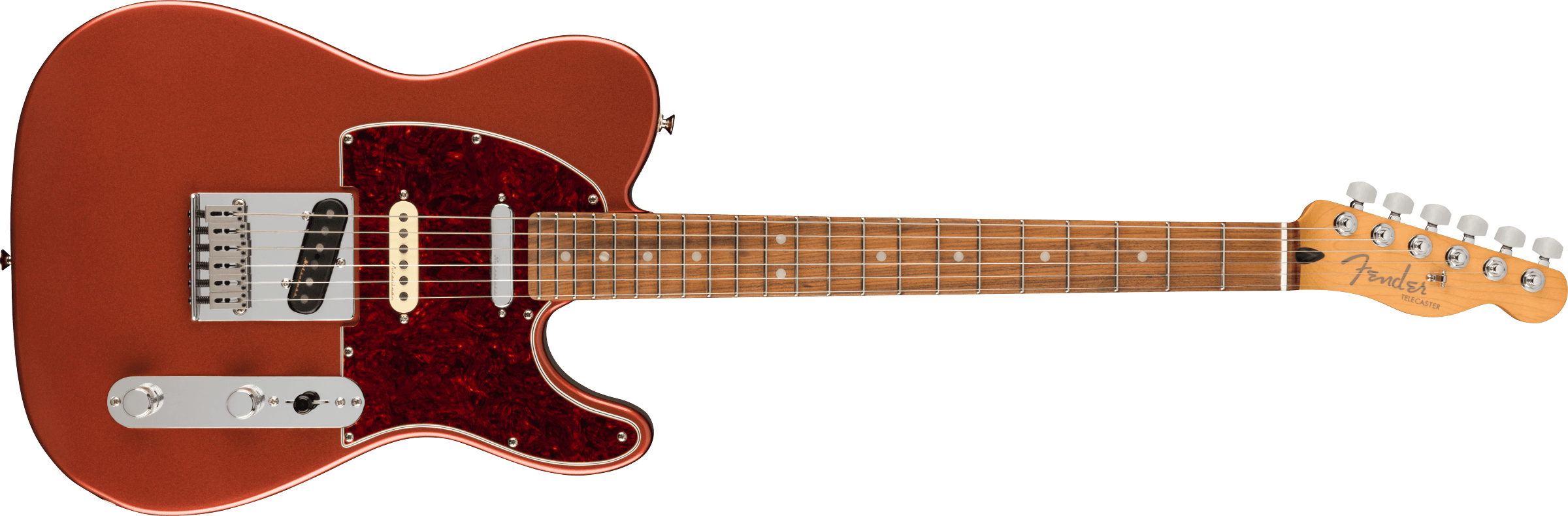 Fender® Player Plus Nashville Telecaster®, Pau Ferro Fingerboard, Aged Candy Apple Red