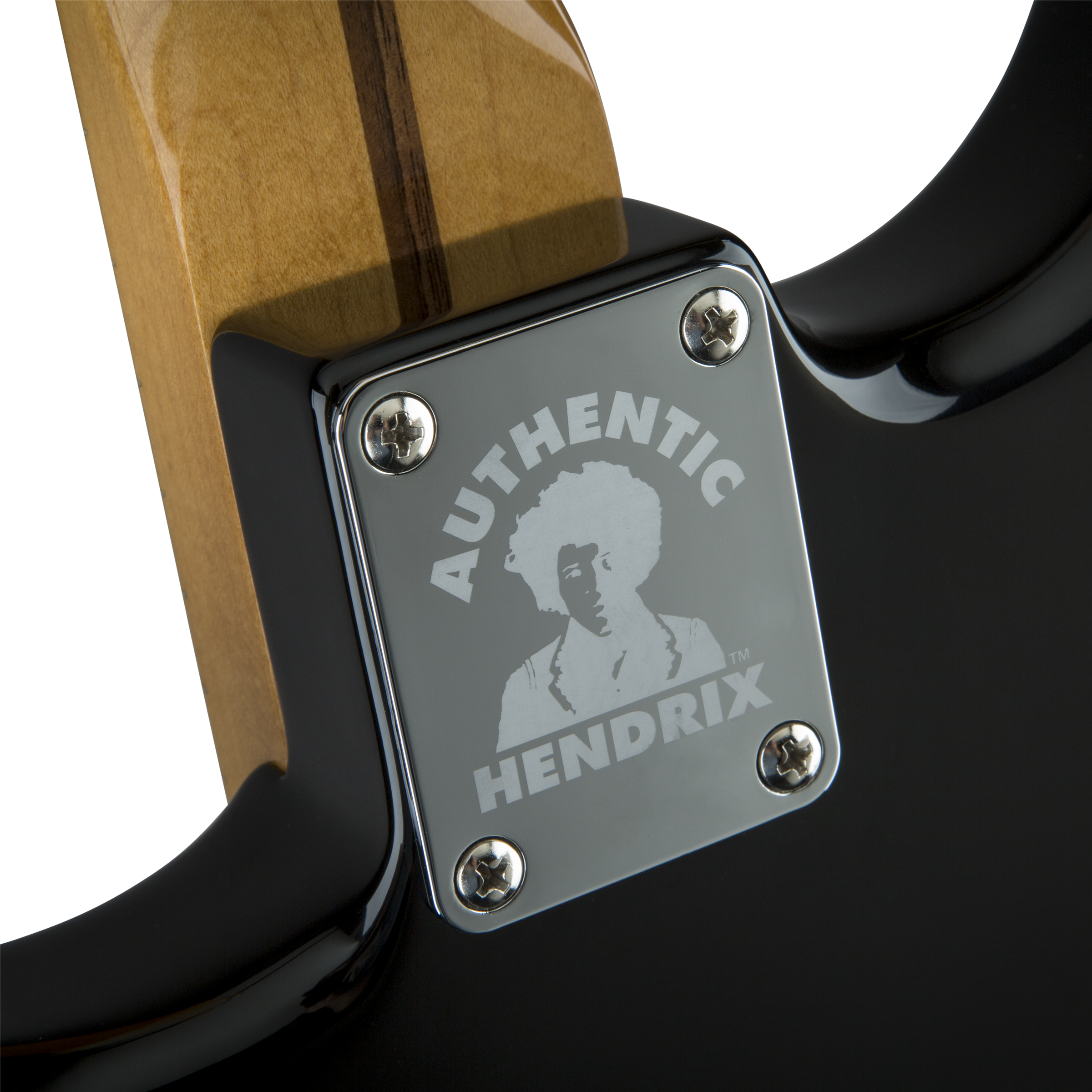 Fender® Jimi Hendrix Stratocaster®, Maple Fingerboard, Black