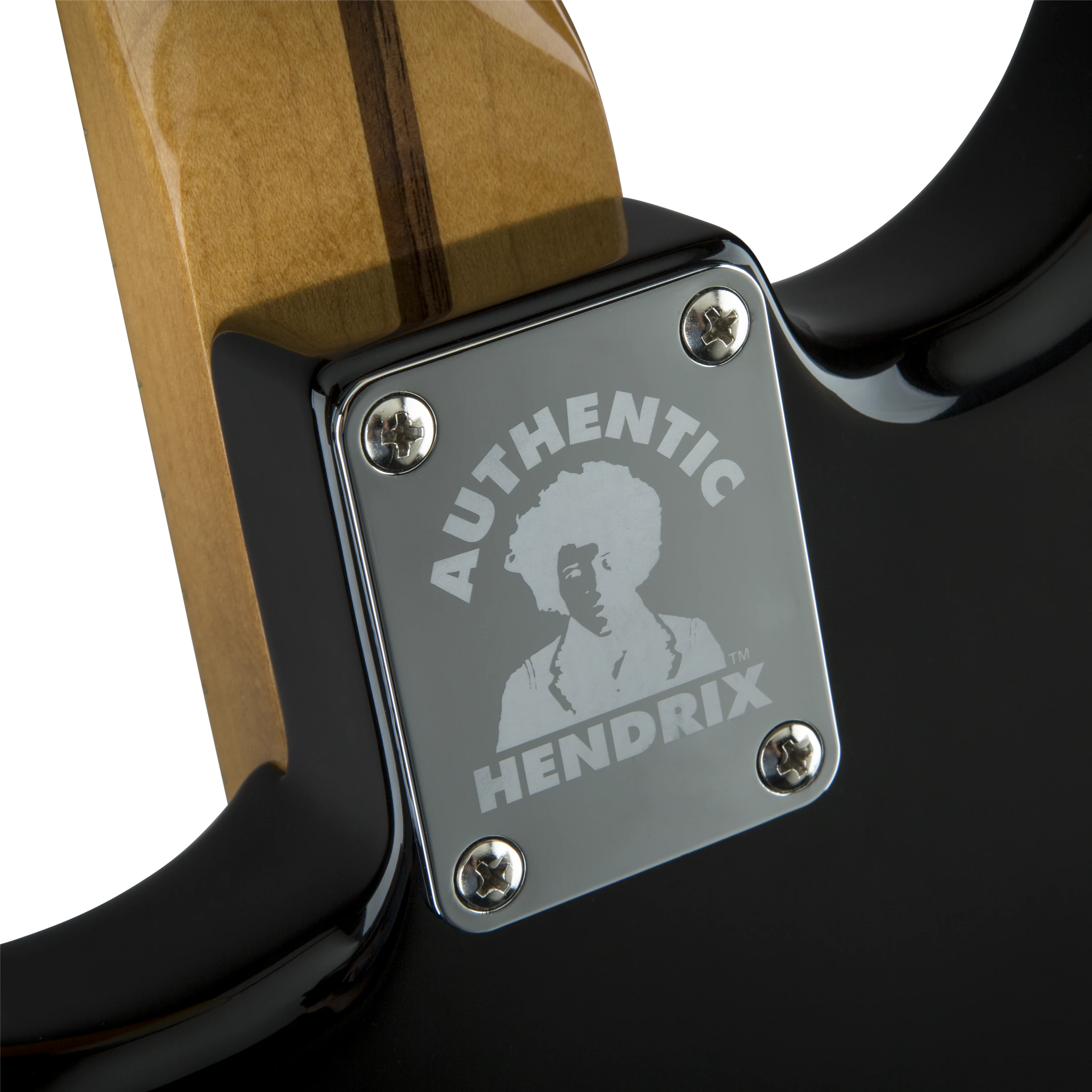 Fender® Jimi Hendrix Stratocaster®, Maple Fingerboard, Black
