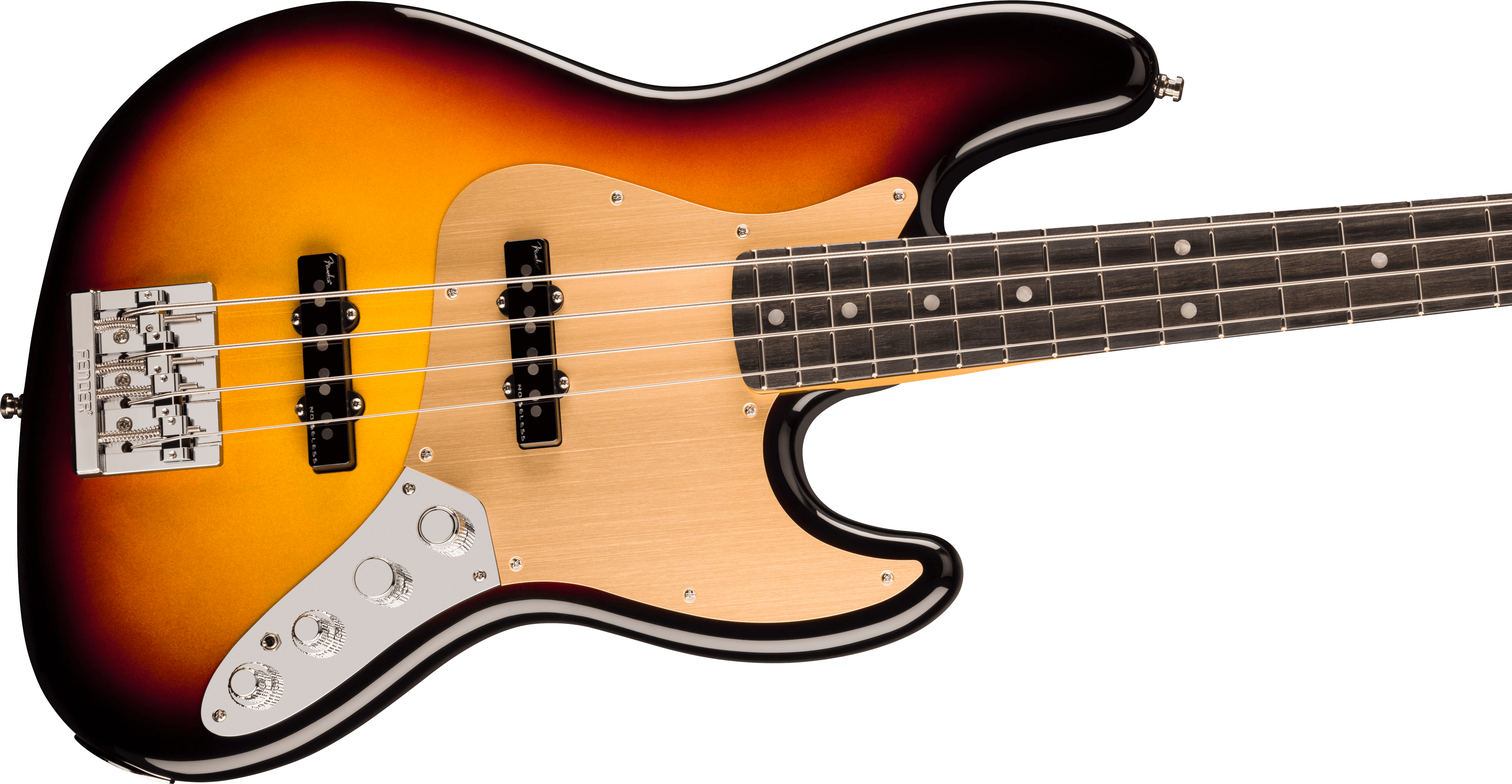 Fender® American Ultra II Jazz Bass®, Ebony Fingerboard,  Ultraburst