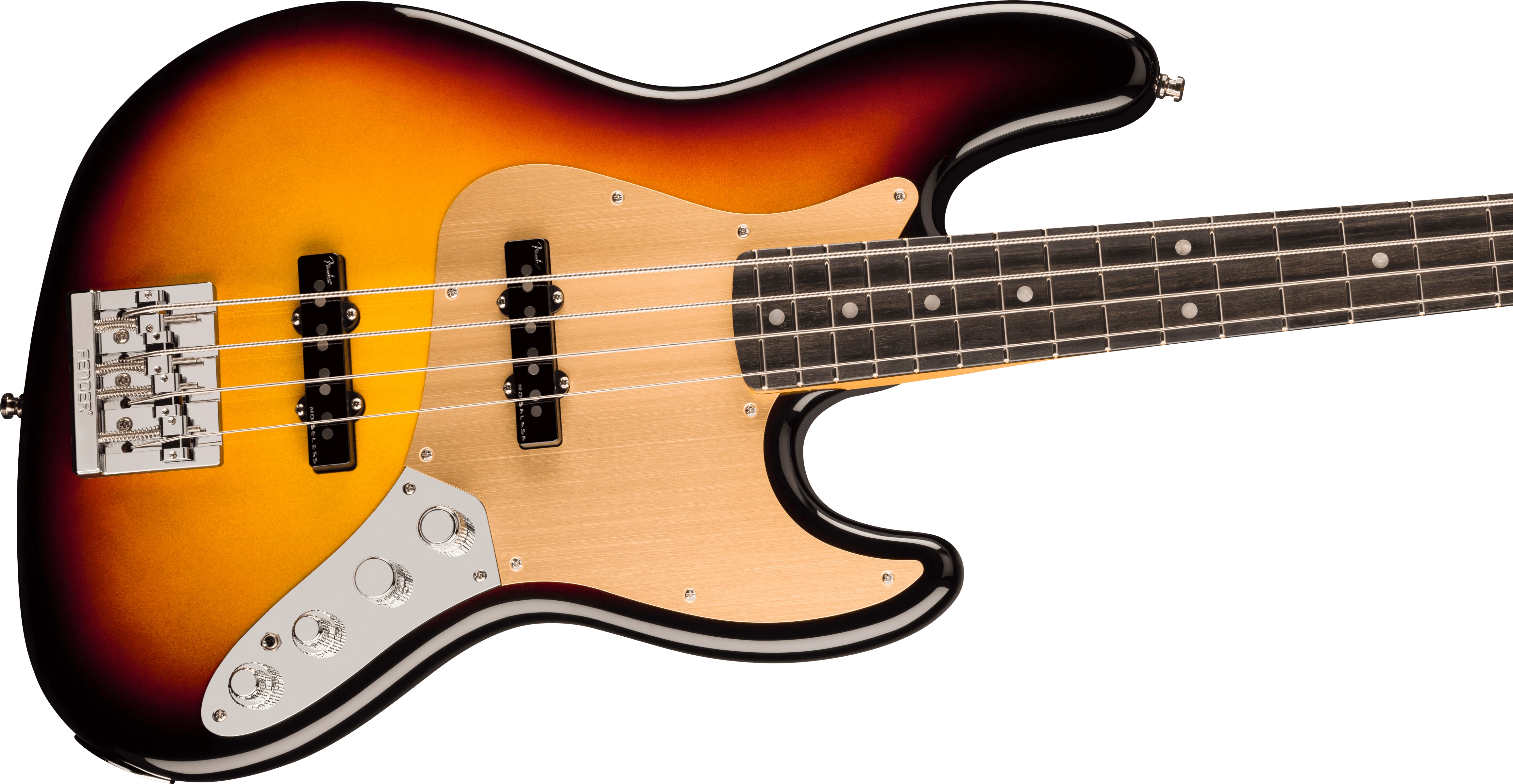 Fender® American Ultra II Jazz Bass®, Ebony Fingerboard,  Ultraburst