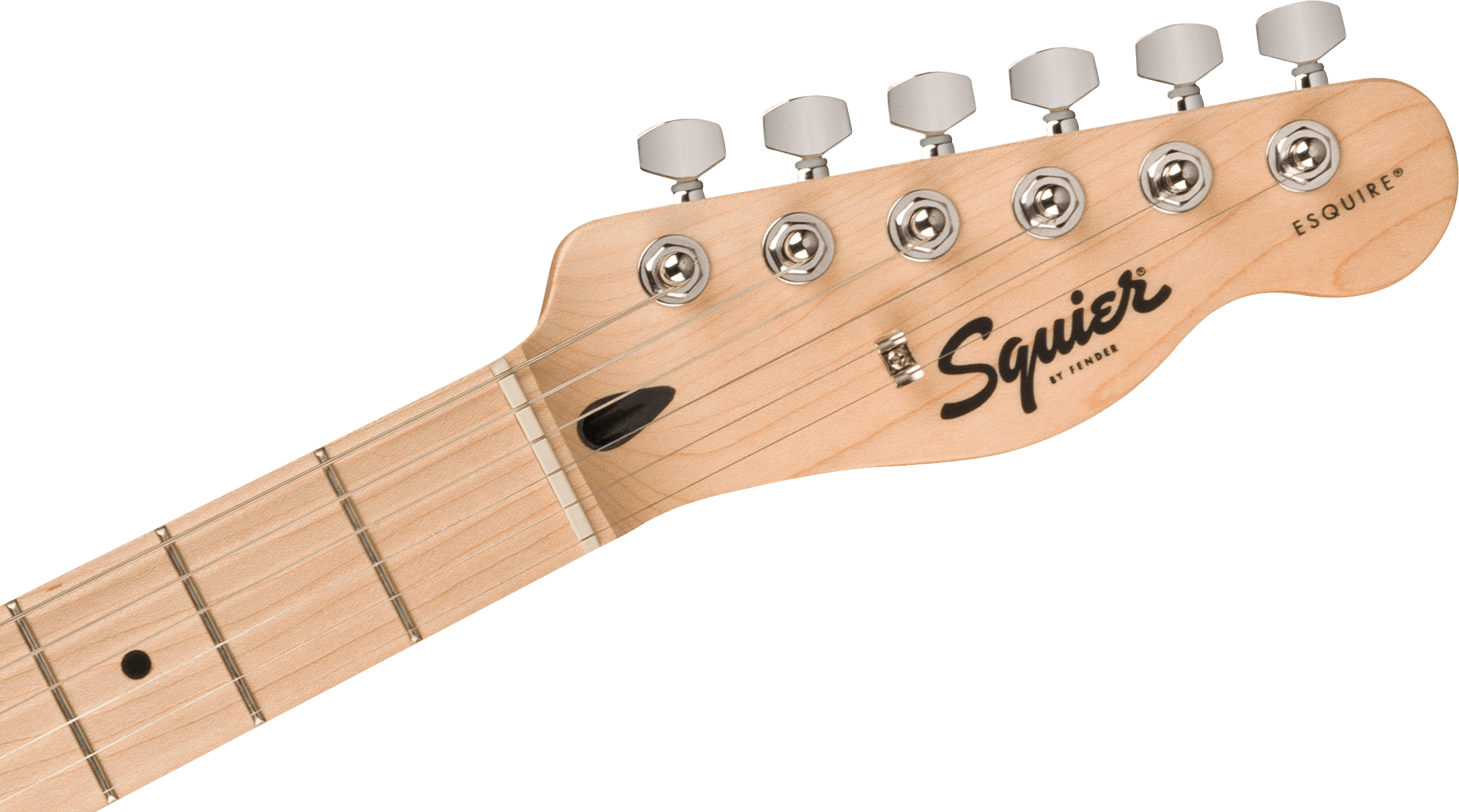 Squier® Squier Sonic® Esquire® H, Maple Fingerboard, Black Pickguard, Arctic White