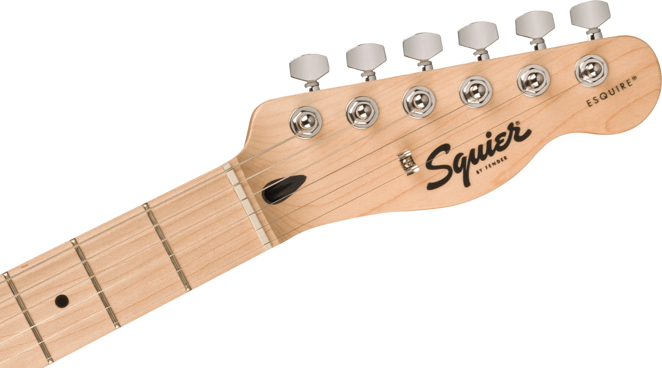 Squier® Squier Sonic® Esquire® H, Maple Fingerboard, Black Pickguard, Arctic White
