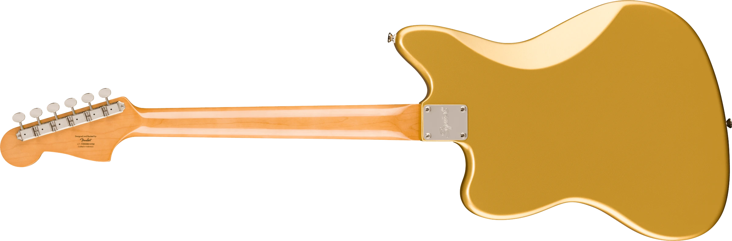 Squier® FSR Classic Vibe '60s Jazzmaster®, Laurel Fingerboard, Parchment Pickguard, Matching Headstock, Aztec Gold