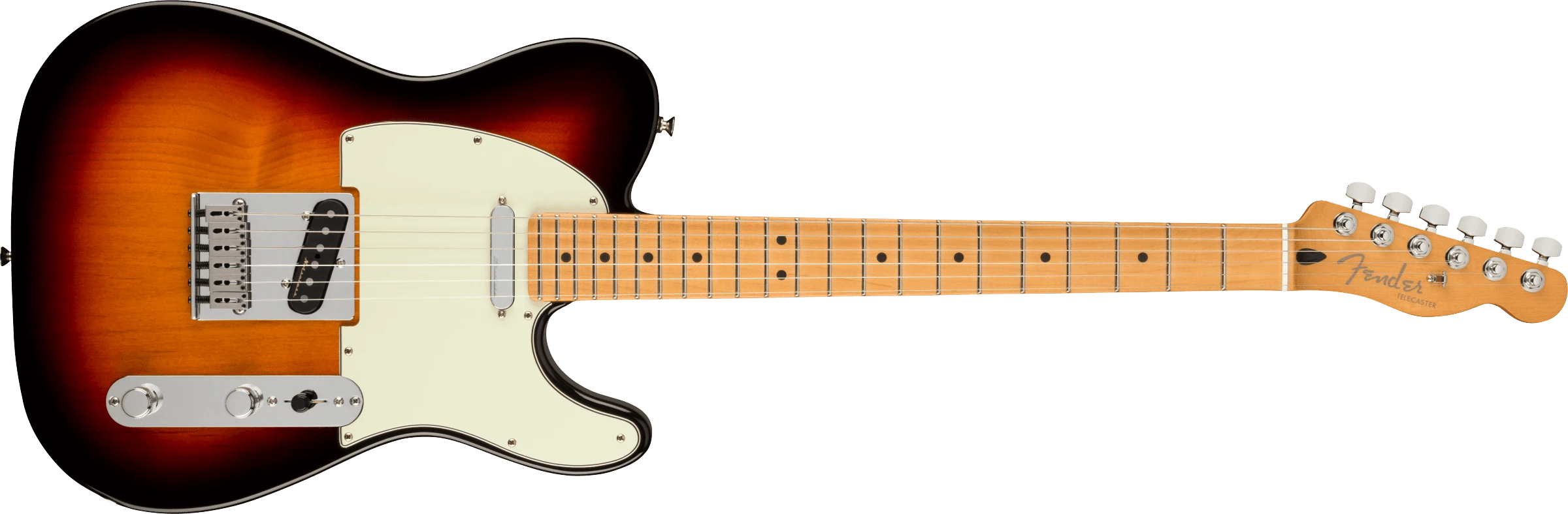 Fender® Player Plus Telecaster®, Maple Fingerboard, 3-Color Sunburst