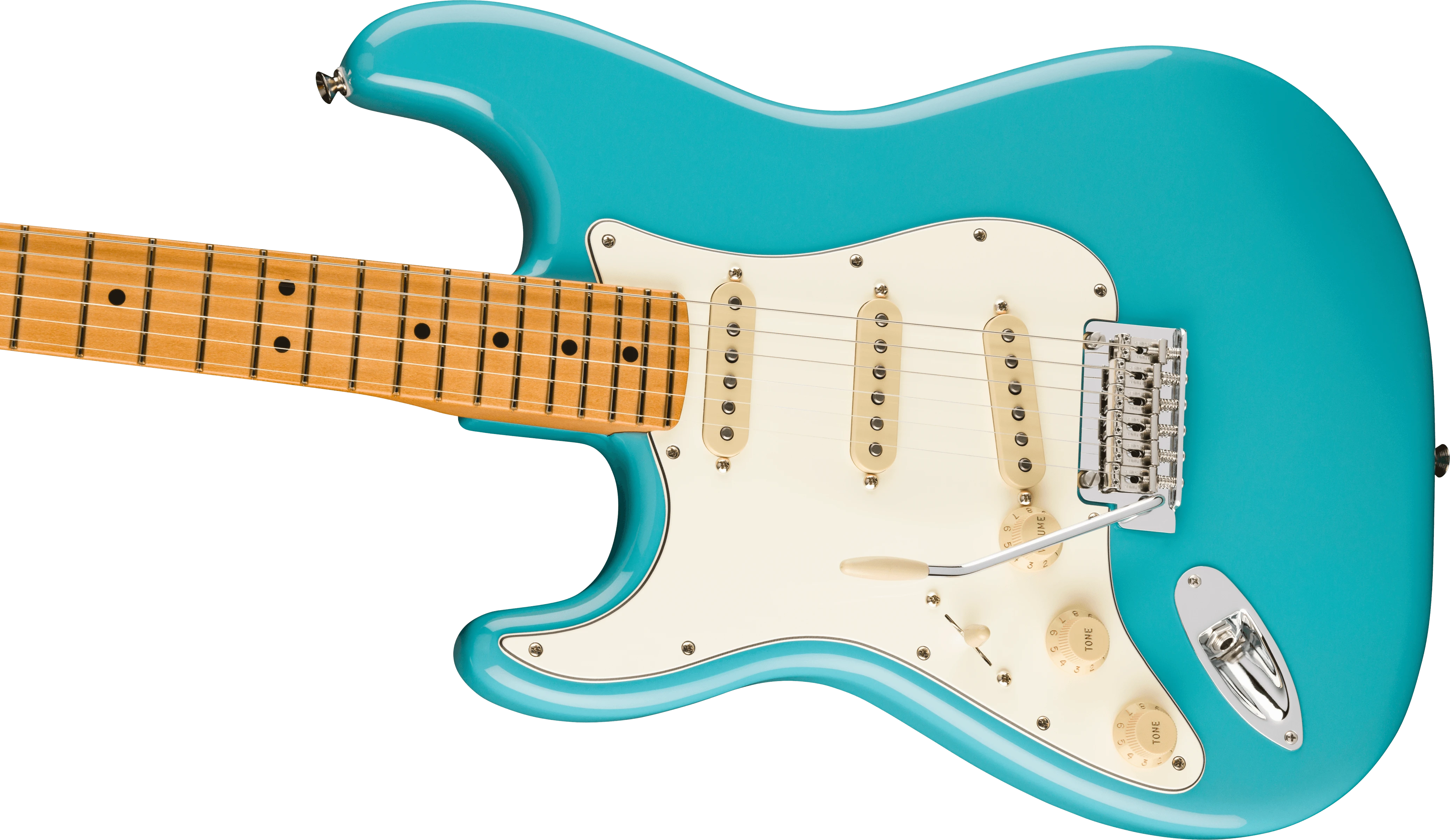 Fender® Player II Stratocaster® Left-Hand, Maple Fingerboard, Aquatone Blue