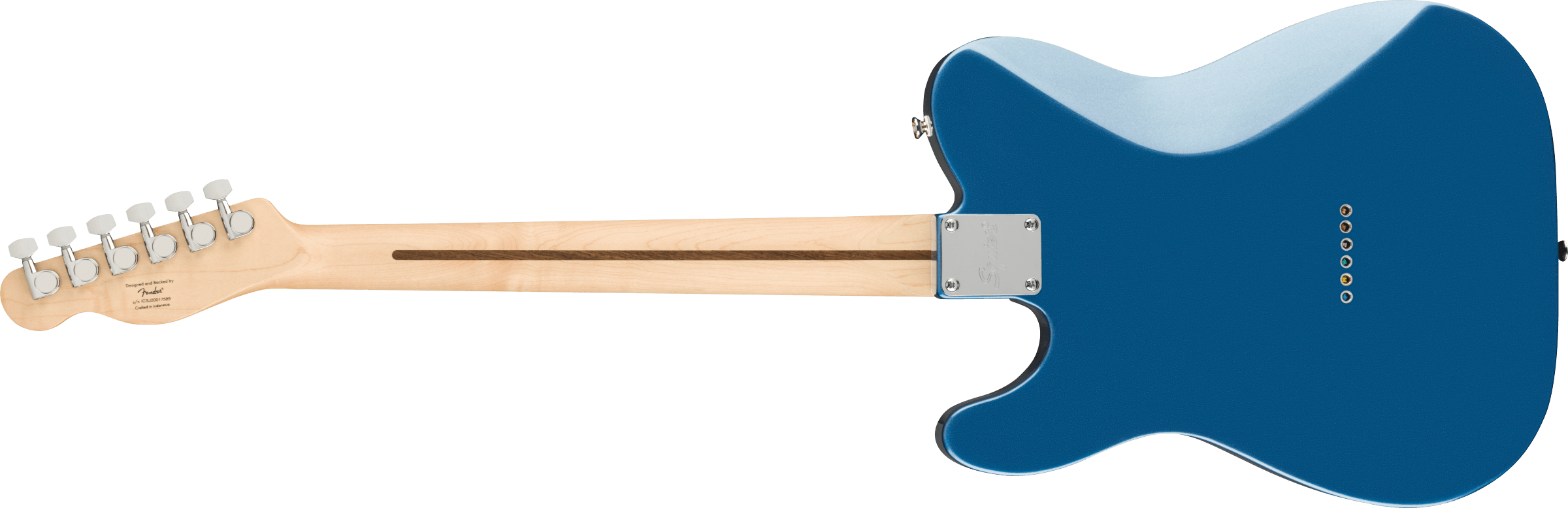 Squier® Affinity Series® Telecaster®, Laurel Fingerboard, White Pickguard, Lake Placid Blue