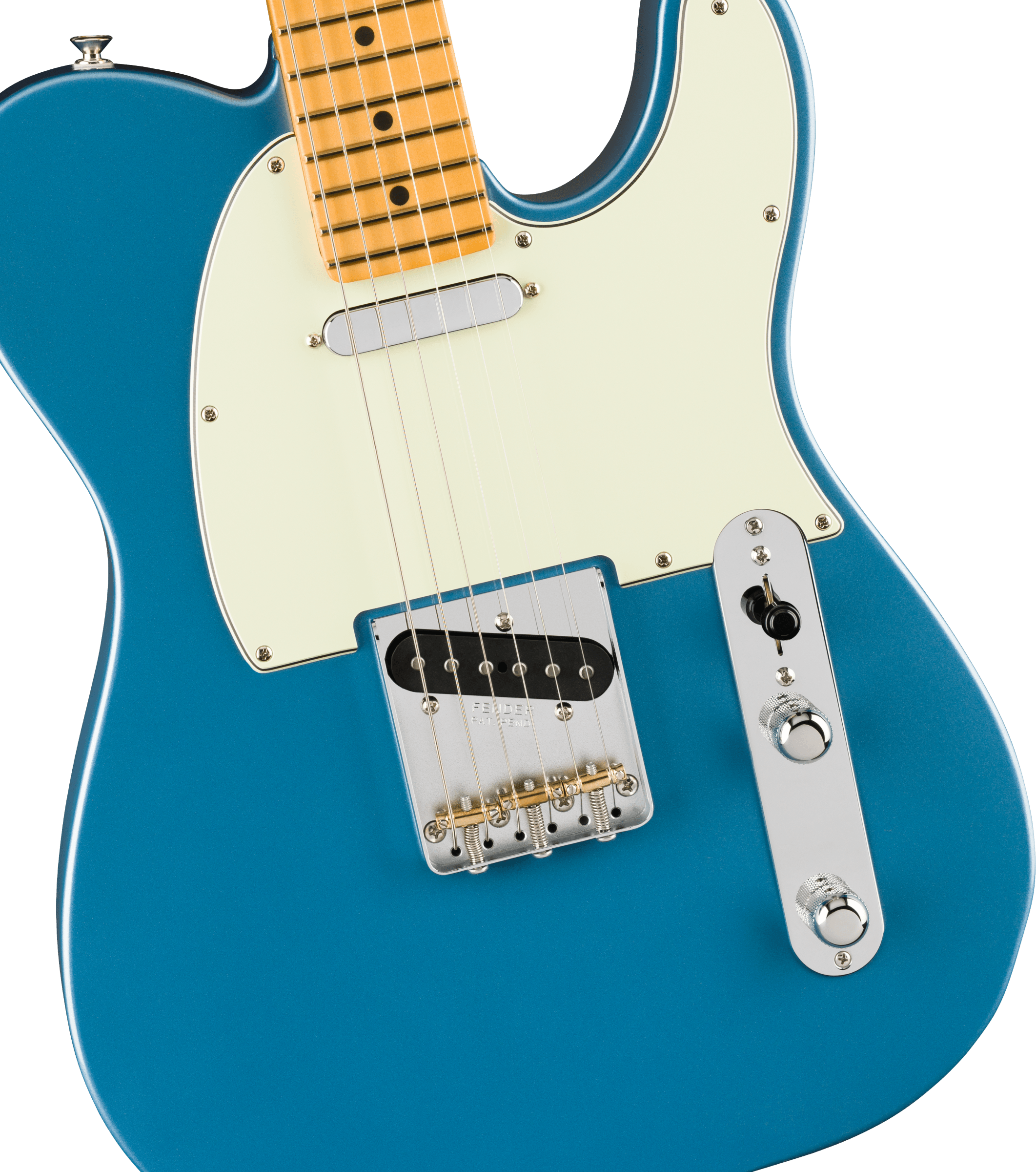 Fender® American Professional Classic Telecaster®, Maple Fingerboard, Faded Lake Placid Blue
