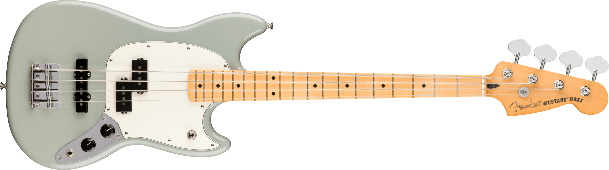 Fender® Player II Mustang® Bass PJ, Maple Fingerboard, Cactus Gray