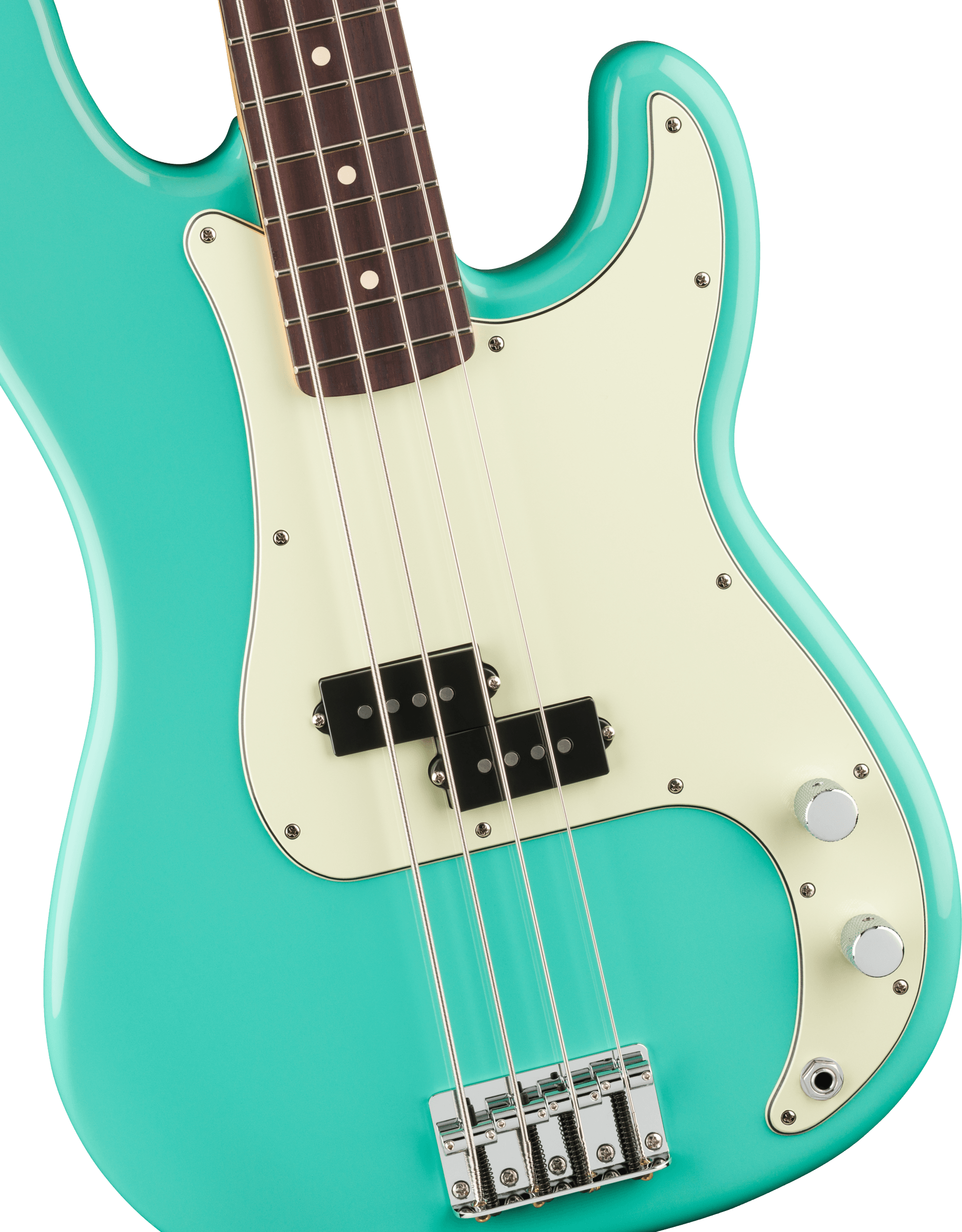 Fender® 75th Anniversary Player II Precision Bass®, Rosewood Fingerboard, Seafoam Green