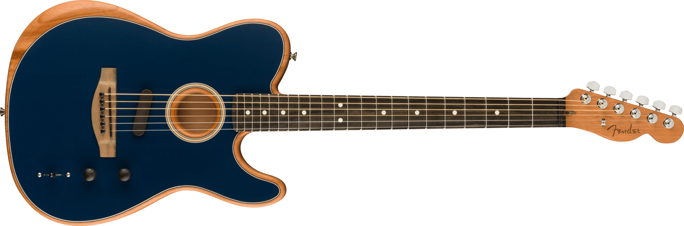 Fender® American Acoustasonic® Telecaster®, Ebony Fingerboard, Steel Blue