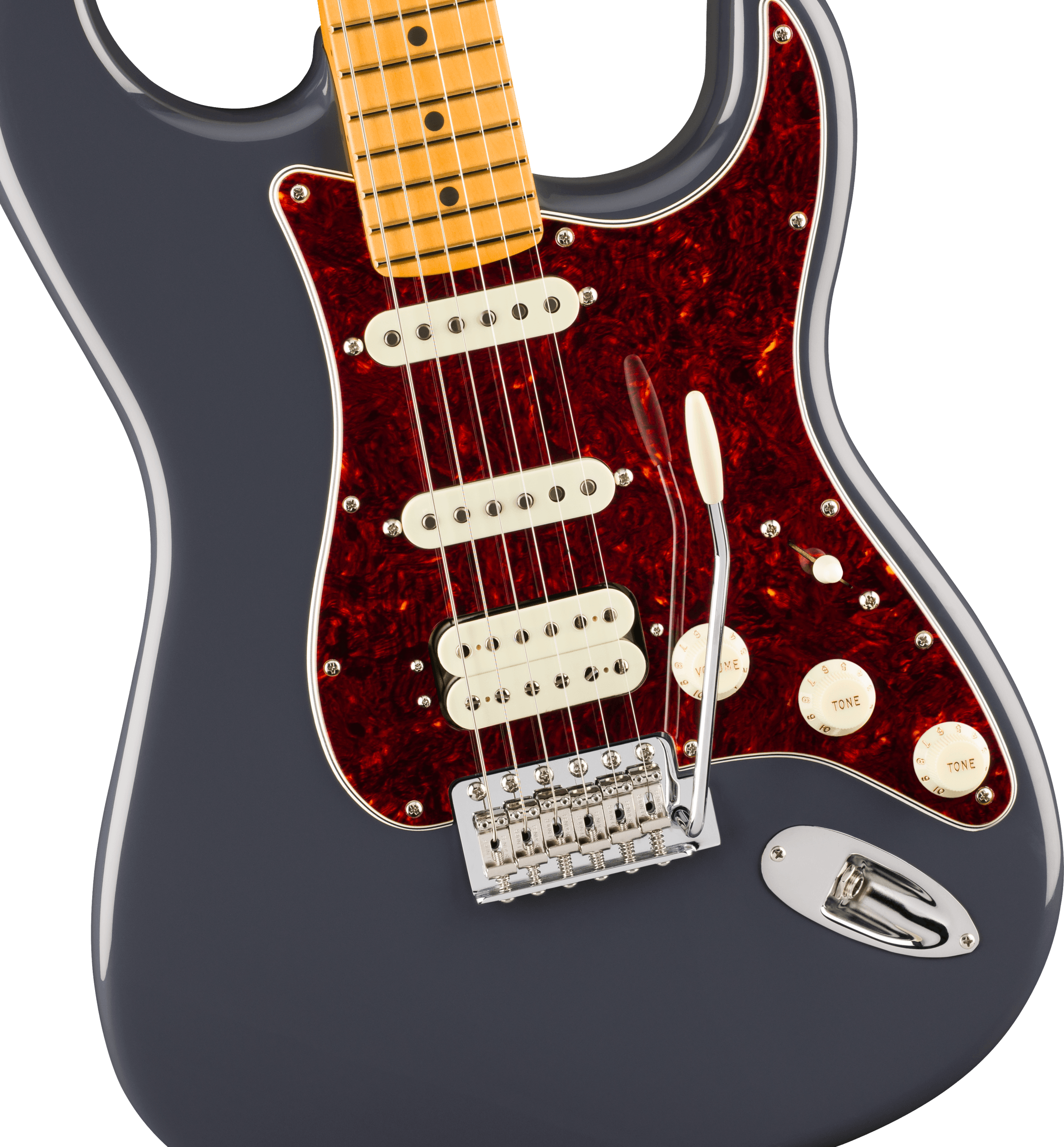 Fender® American Professional Classic Stratocaster® HSS, Maple Fingerboard, Faded Black