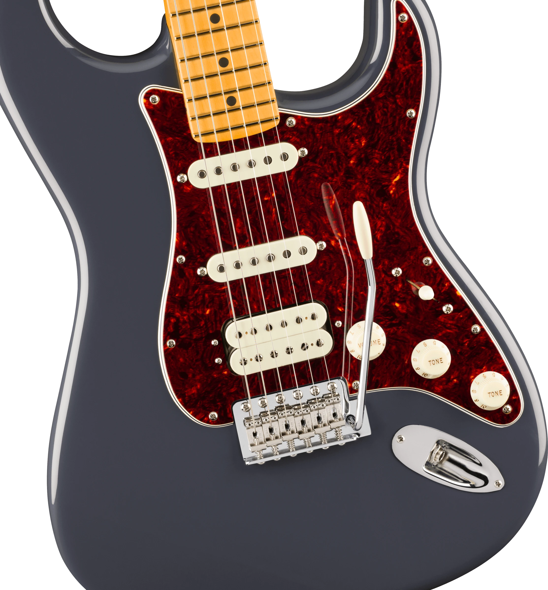 Fender® American Professional Classic Stratocaster® HSS, Maple Fingerboard, Faded Black