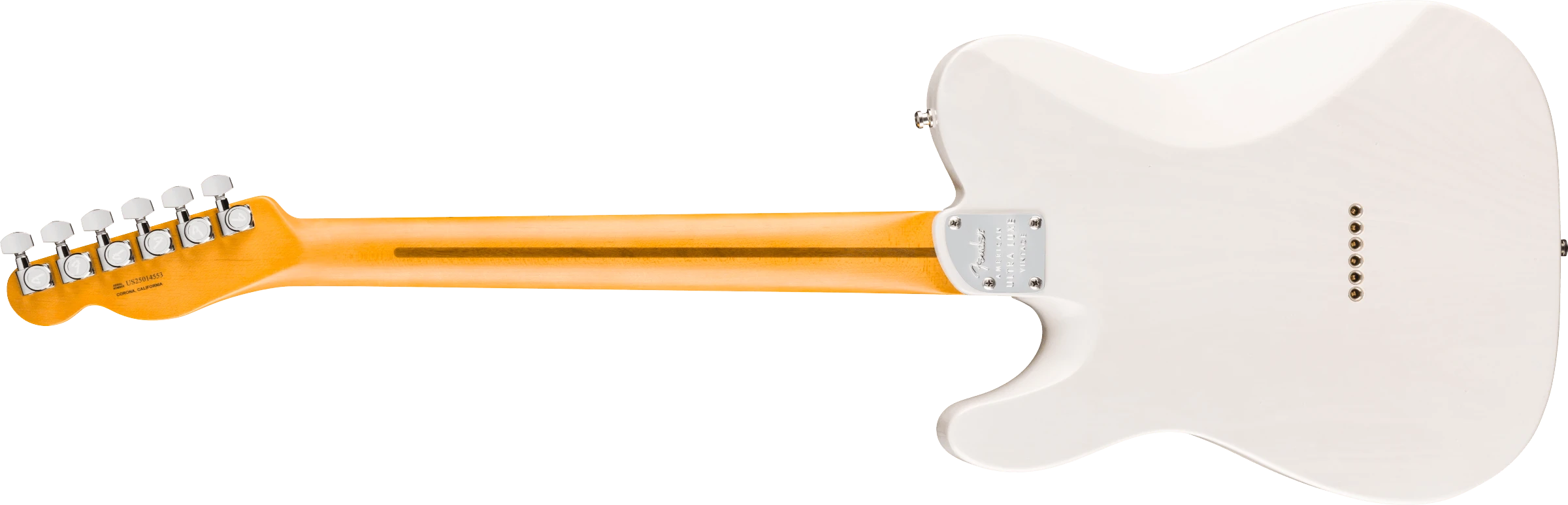 Fender® American Ultra Luxe Vintage '50s Telecaster®, Maple Fingerboard, White Blonde
