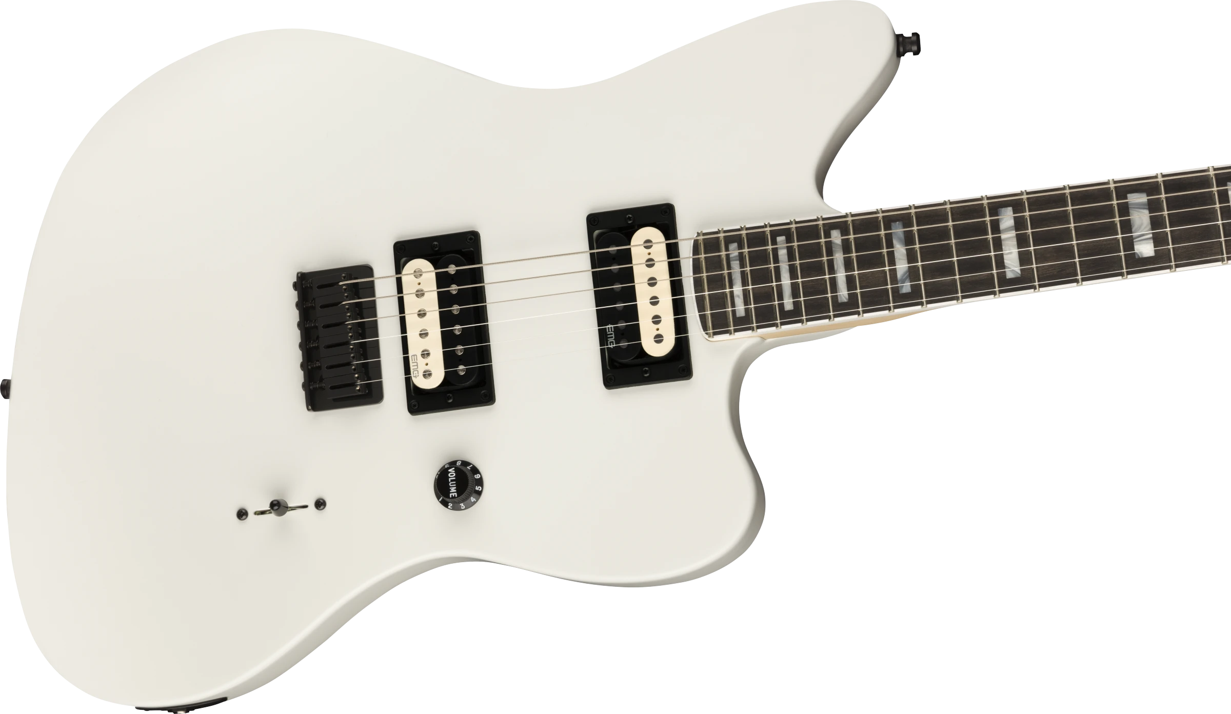 Fender® Jim Root Jazzmaster® V4, Ebony Fingerboard, Flat White