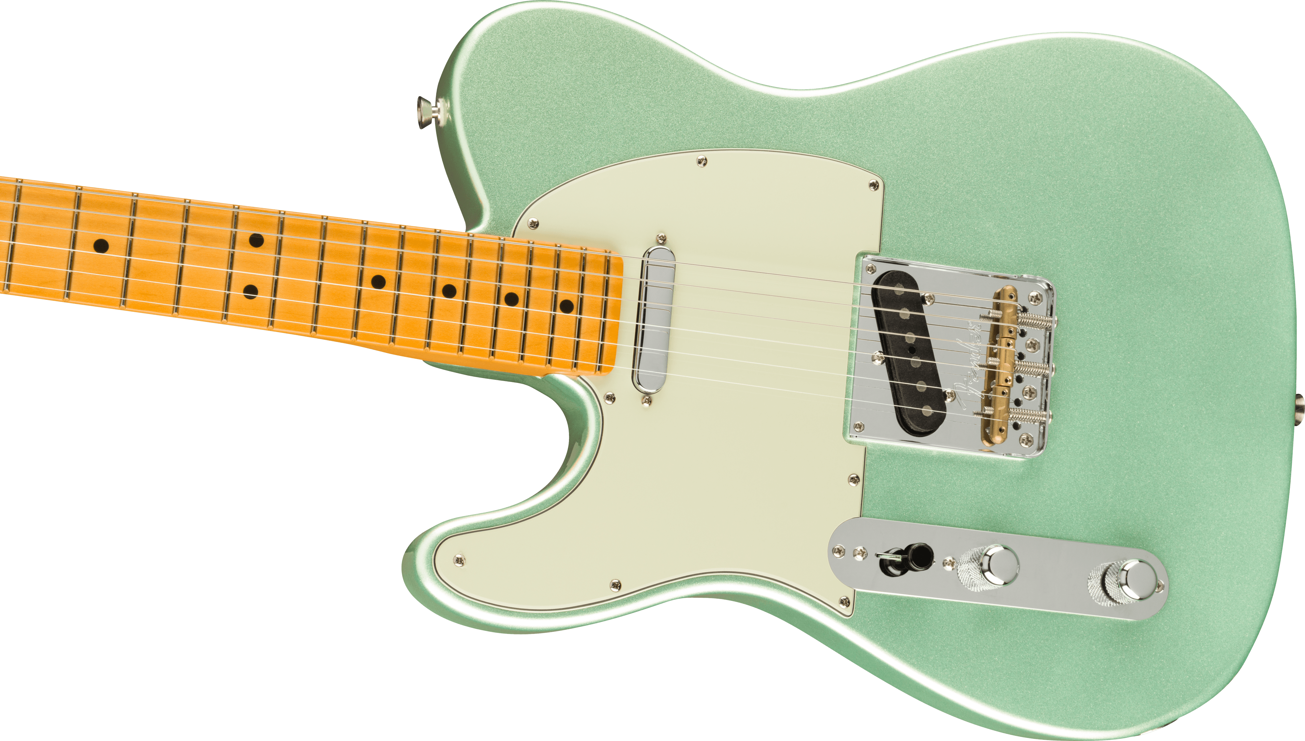 Fender® American Professional II Telecaster® Left-Hand, Maple Fingerboard, Mystic Surf Green