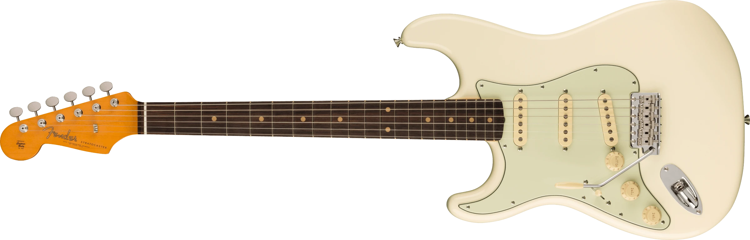 Fender® American Vintage II 1961 Stratocaster® Left-Hand, Rosewood Fingerboard, Olympic White