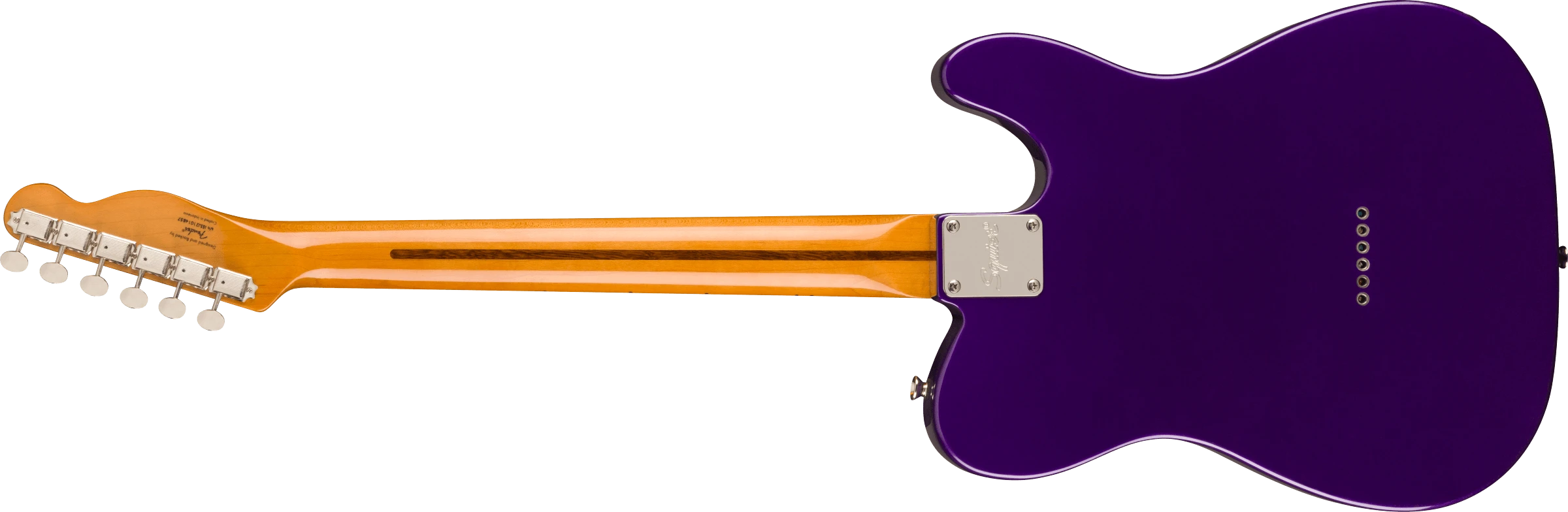 Squier® FSR Classic Vibe '50s Telecaster® Left-Handed, Maple Fingerboard, Parchment Pickguard, Purple Metallic