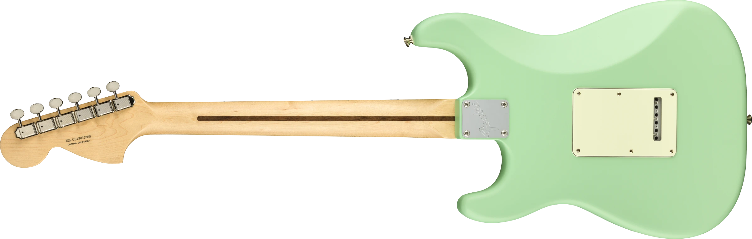 Fender® American Performer Stratocaster® HSS, Maple Fingerboard, Satin Surf Green