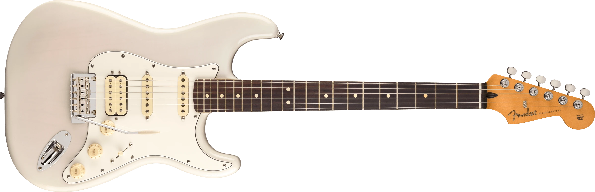Fender® Player II Stratocaster® HSS, Rosewood Fingerboard, White Blonde