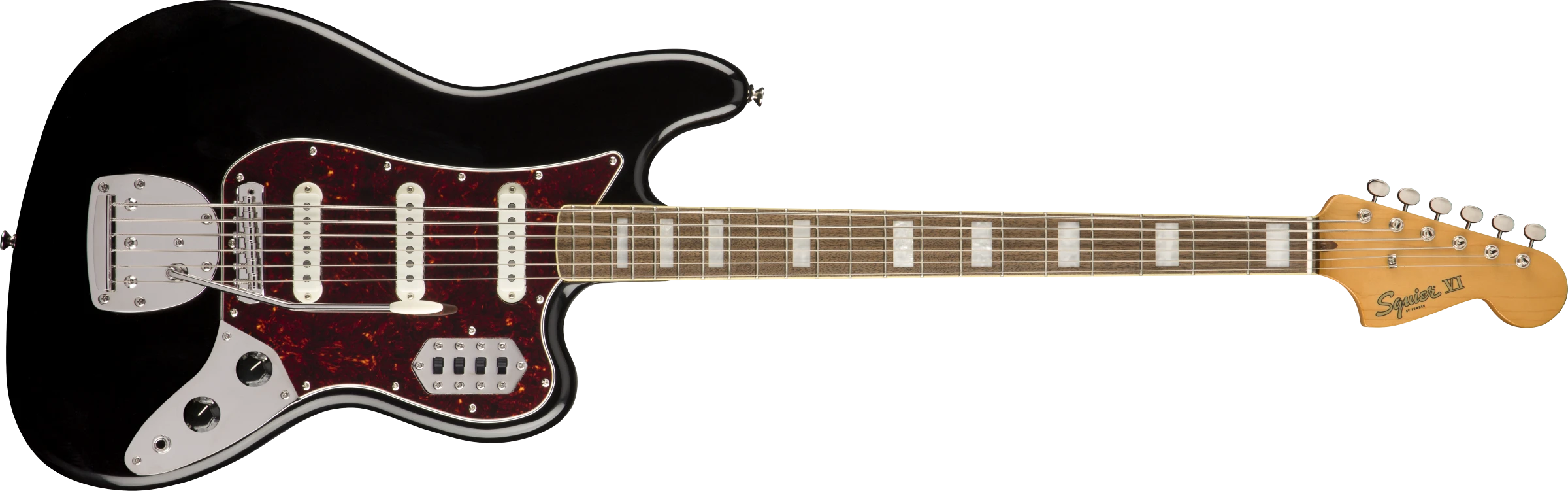 Squier® Classic Vibe Bass VI, Laurel Fingerboard, Black