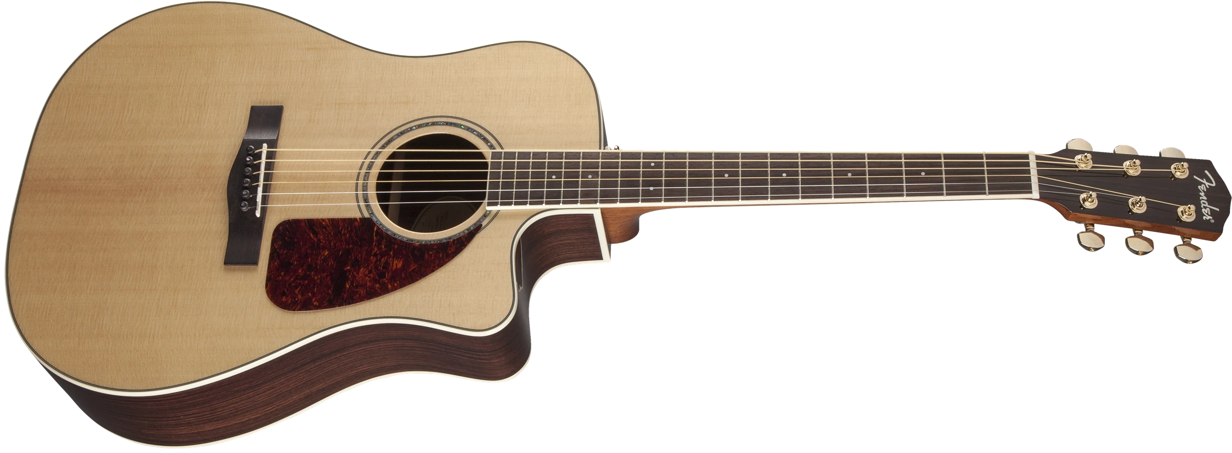 Fender® CD-320ASRWCE, Dreadnought C/A Electric, All Solid, Rosewood back/ sides, Rosewood Fingerboard, Natural