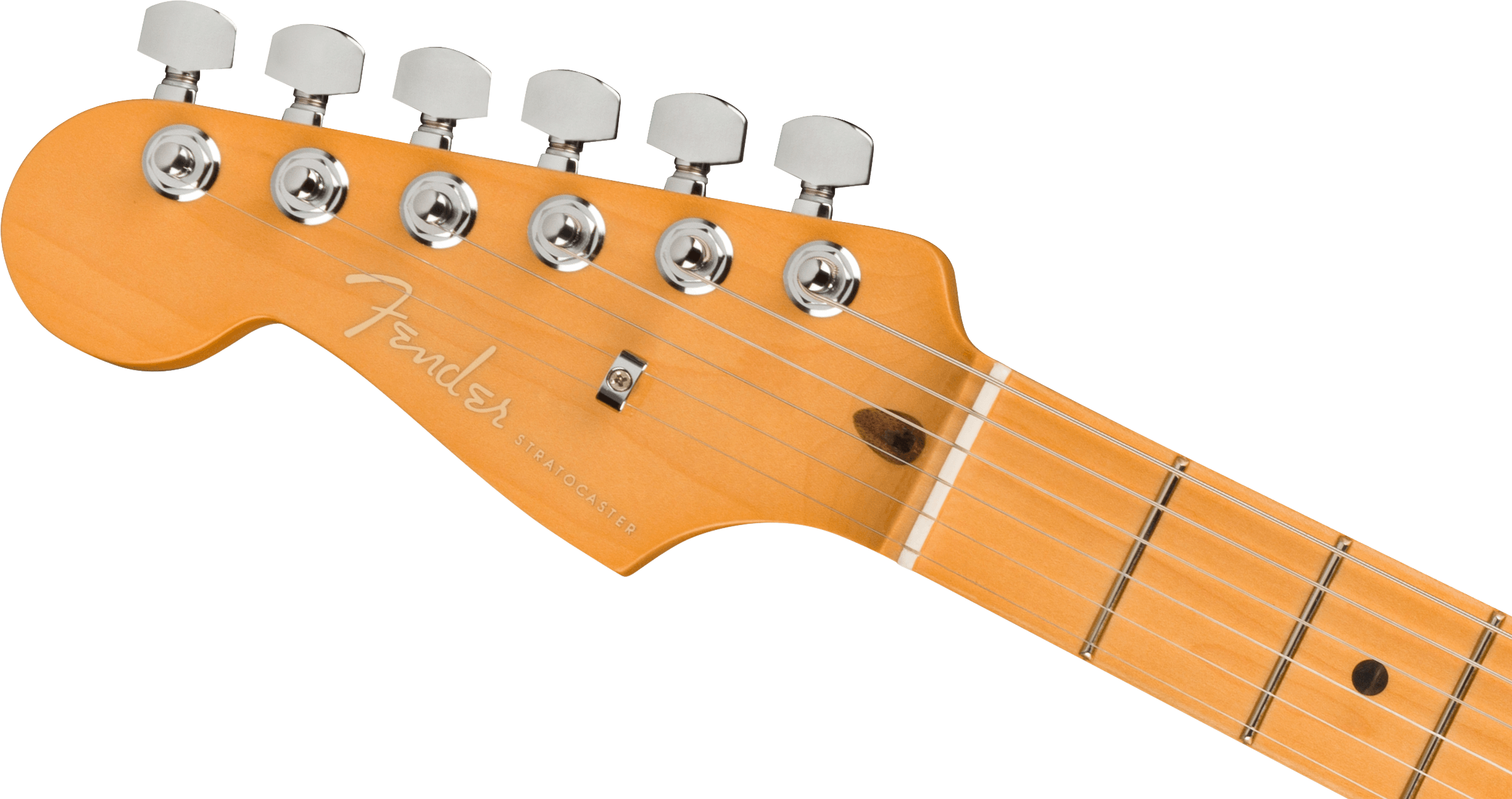 Fender® American Ultra Stratocaster® Left-Hand, Maple Fingerboard, Texas Tea