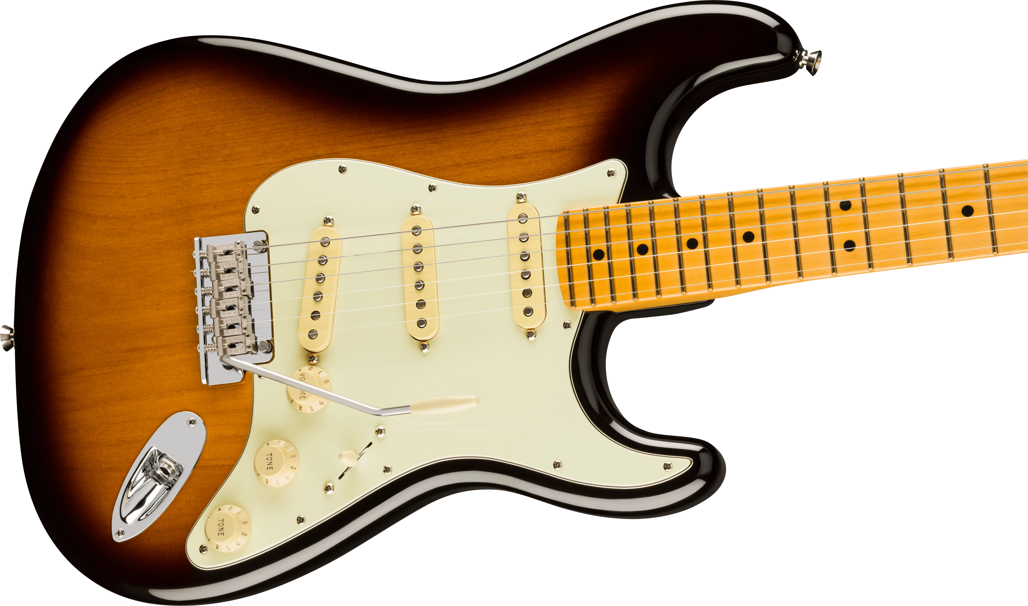 Fender® American Professional II Stratocaster, Maple Fingerboard, Anniversary 2-Color Sunburst