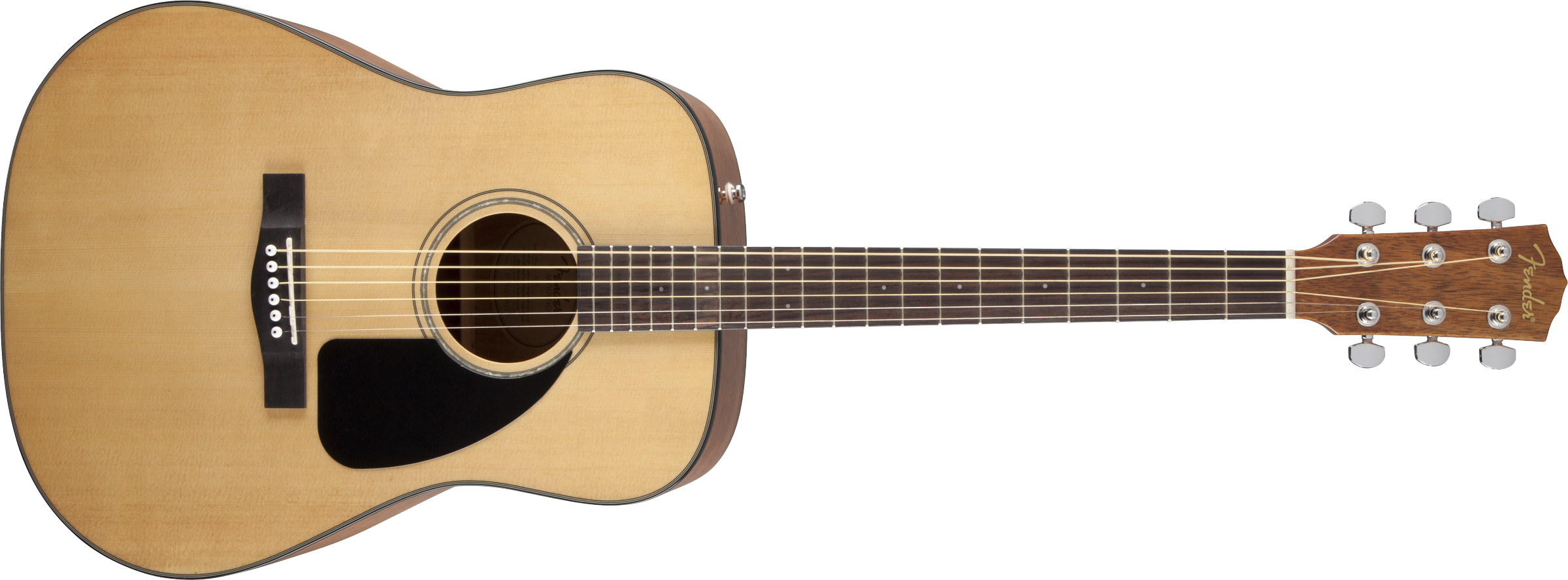Fender® CD-60 Dreadnought V3 w/Case, Walnut Fingerboard, Natural