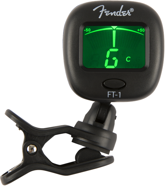 Fender® FT-1 Pro Clip-On Tuner, Black