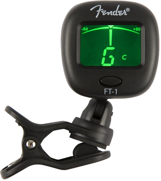 Fender® FT-1 Pro Clip-On Tuner, Black
