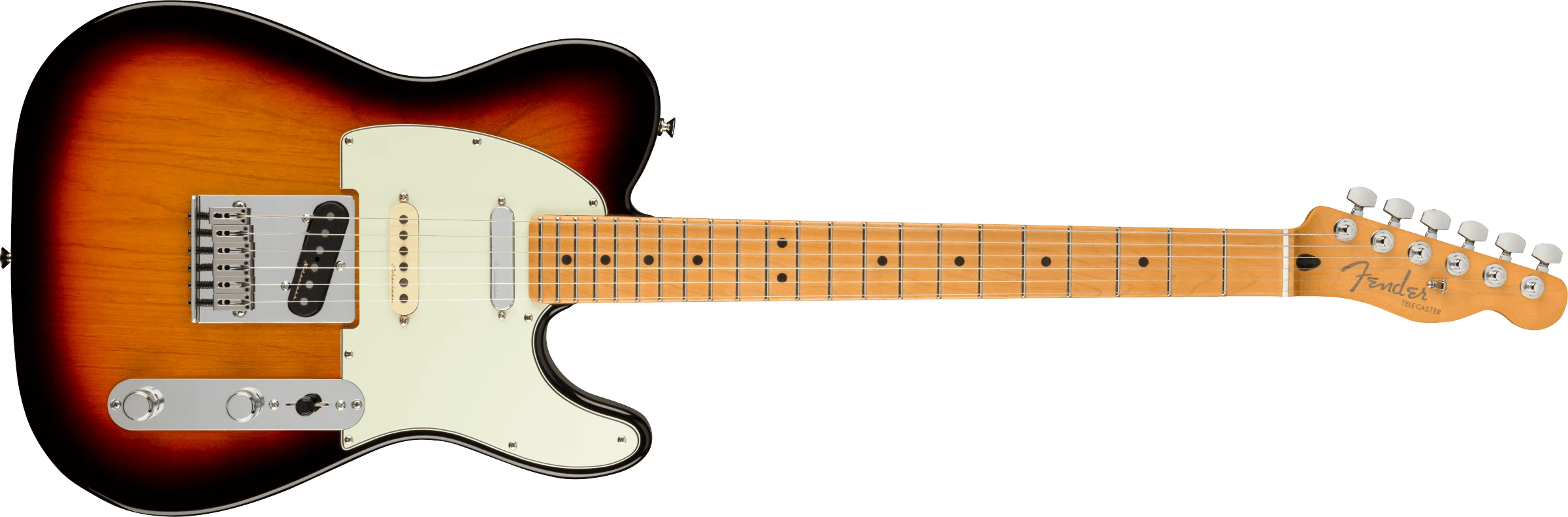 Fender® Player Plus Nashville Telecaster®, Maple Fingerboard, 3-Color Sunburst