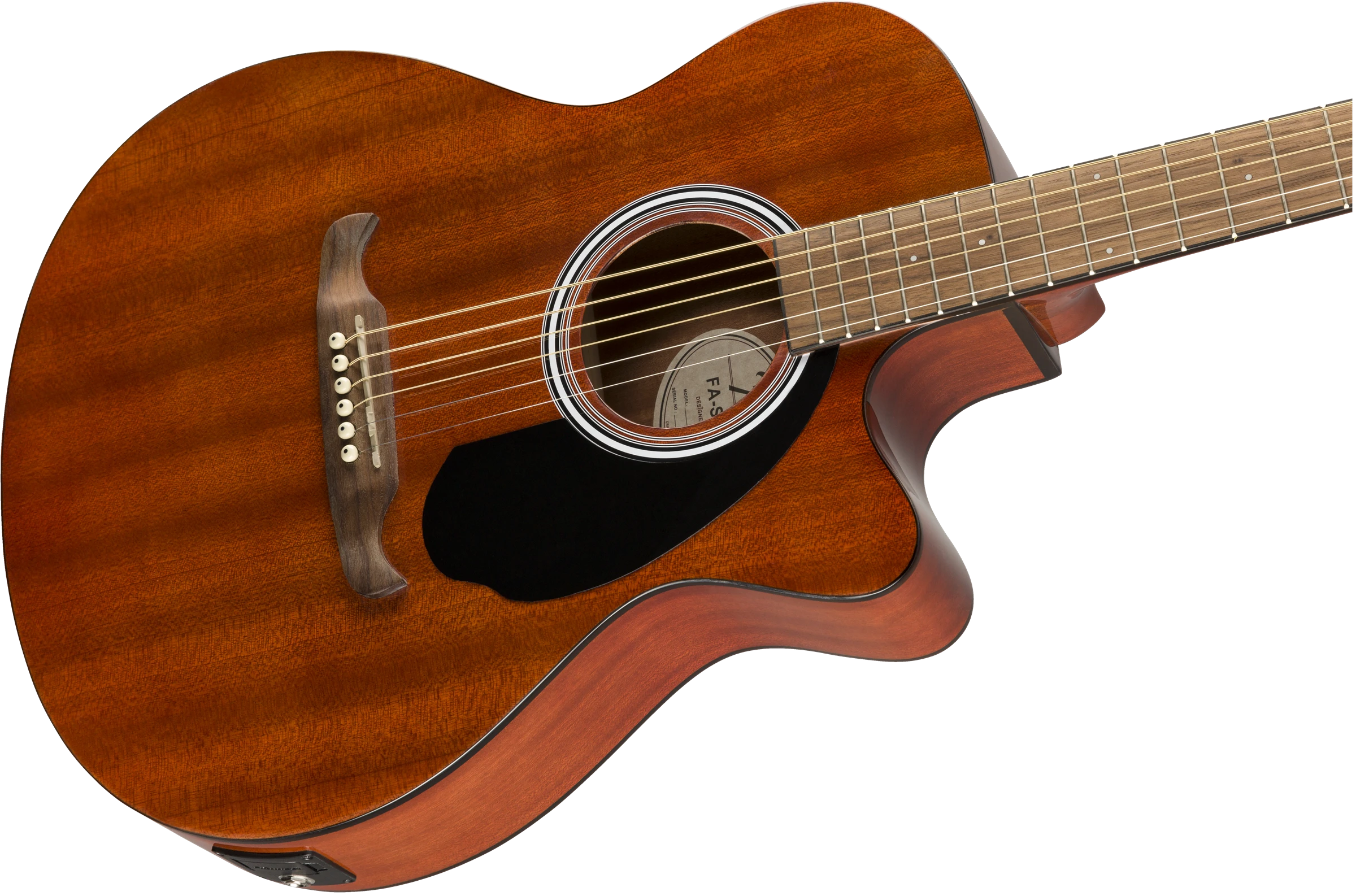 Fender® FA-135CE Concert All-Mahogany, Walnut Fingerboard, Natural
