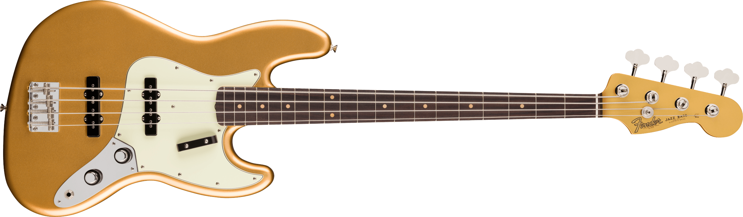 Fender® Vintera® III Early '60s Jazz Bass®, Rosewood Fingerboard, Aztec Gold