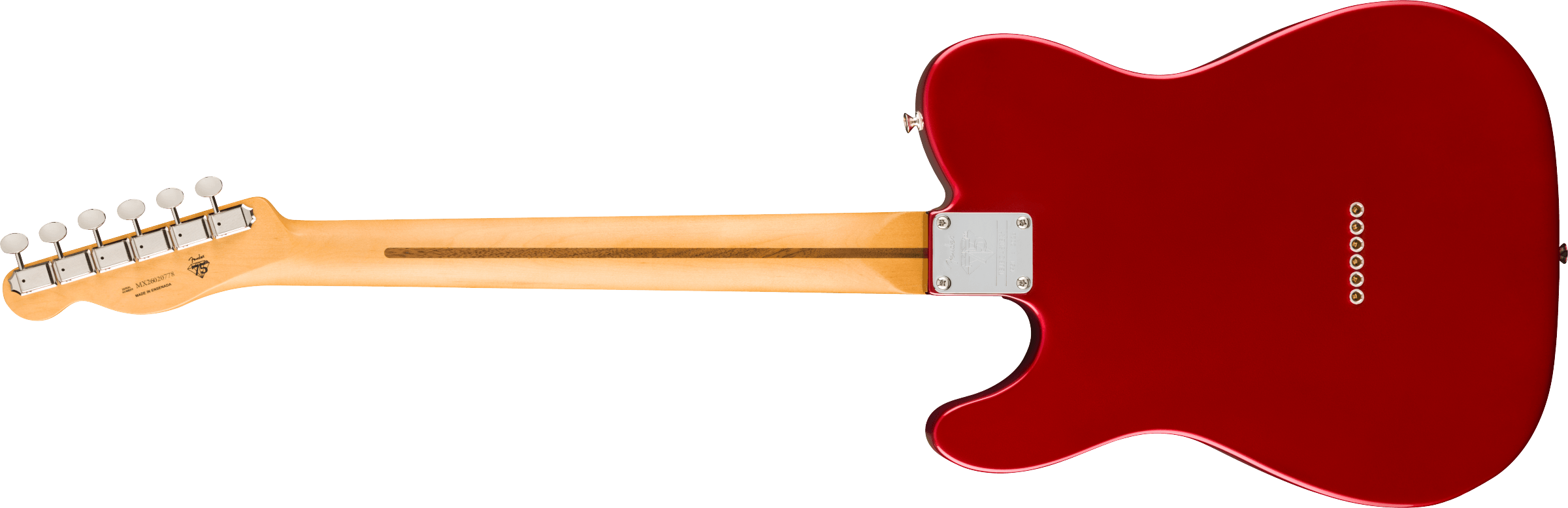 Fender® 75th Anniversary Player II Telecaster®, Maple Fingerboard, Candy Apple Red