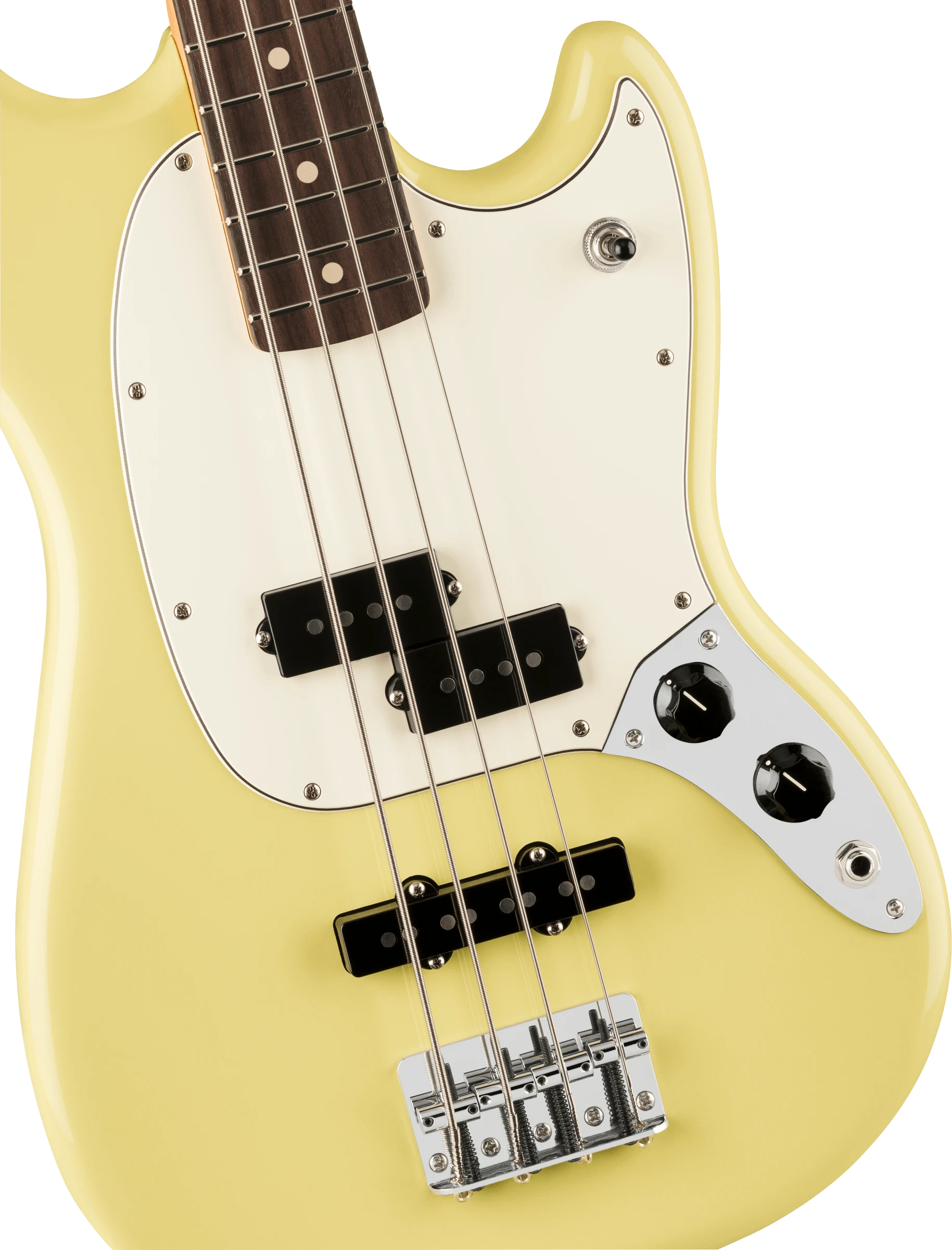 Fender® Player II Mustang® Bass PJ, Rosewood Fingerboard, Hialeah Yellow
