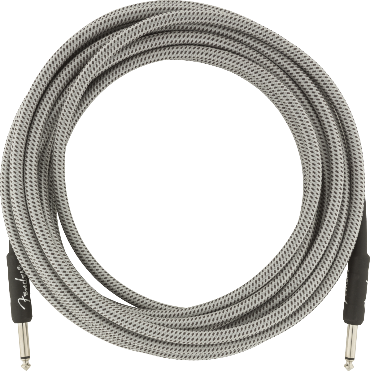 Fender® Professional Series Instrument Cable, 18.6', White Tweed