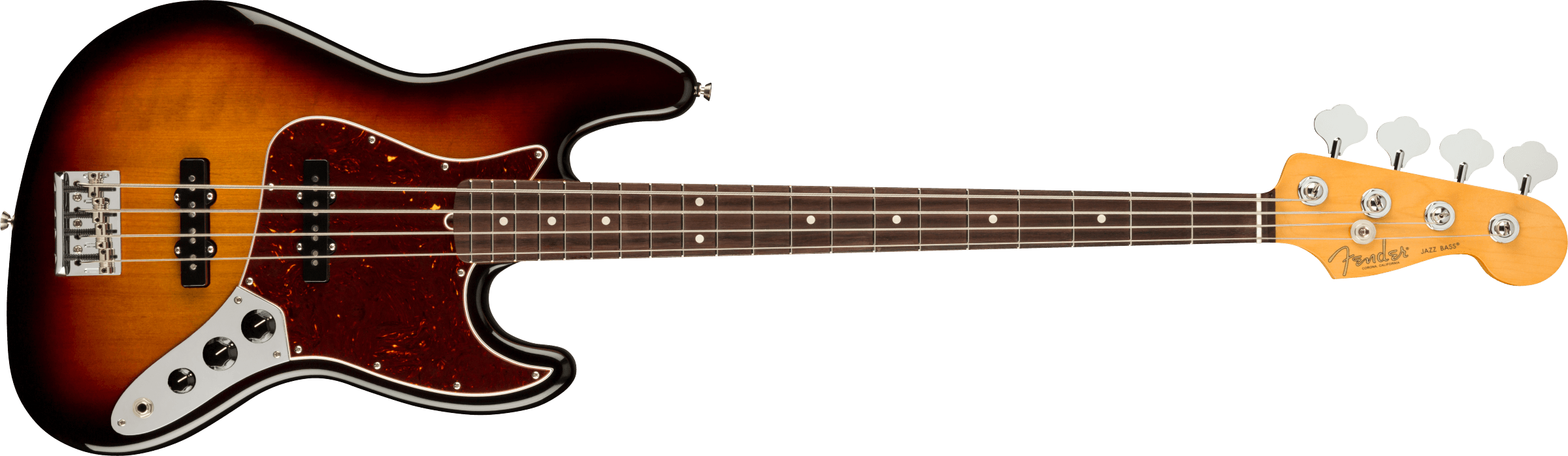Fender®  American Professional II Jazz Bass®, Rosewood Fingerboard, 3-Color Sunburst