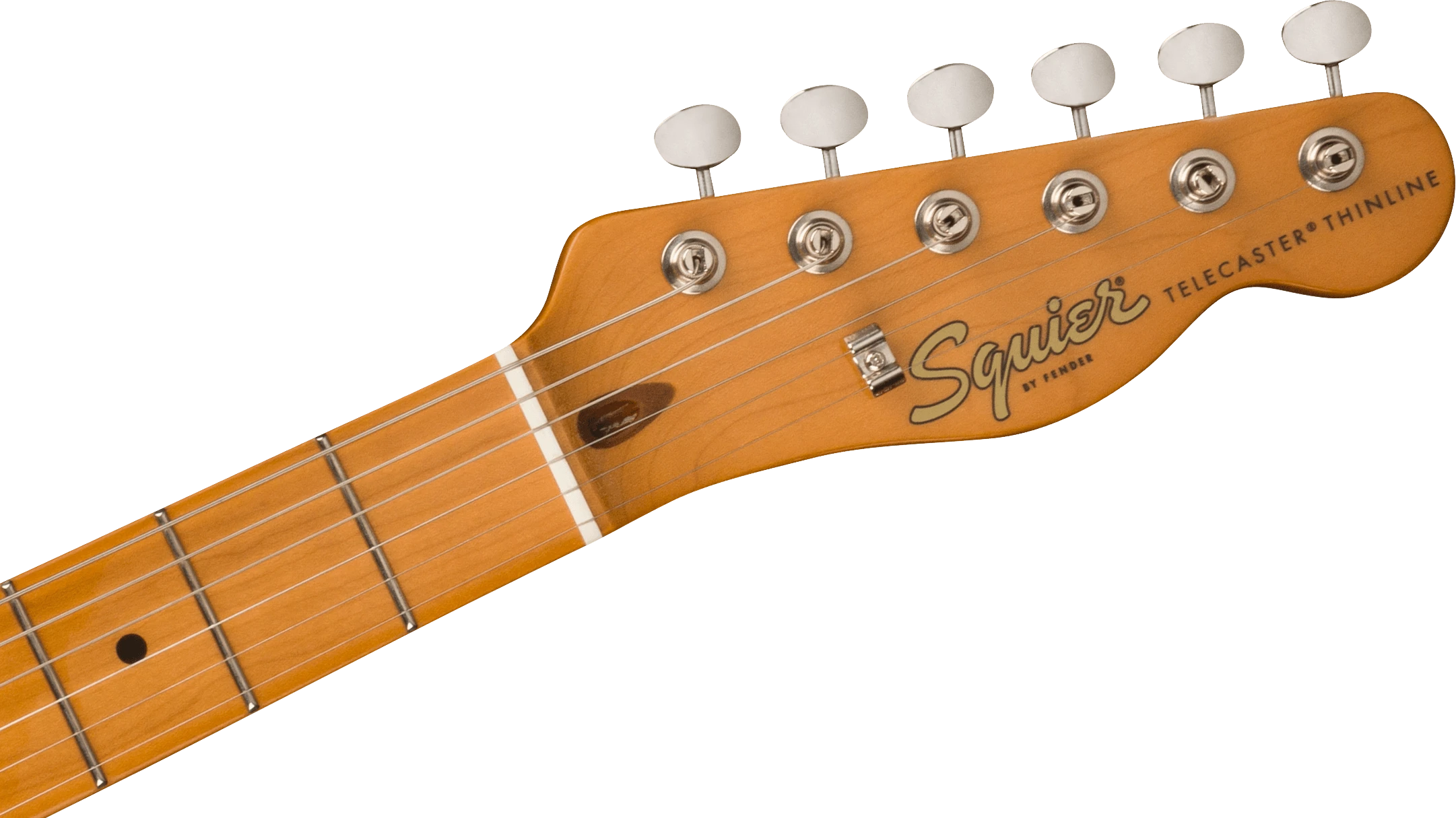 Squier® FSR Classic Vibe '60s Telecaster® Thinline, Maple Fingerboard, Gold Anodized Pickguard, Sonic Blue