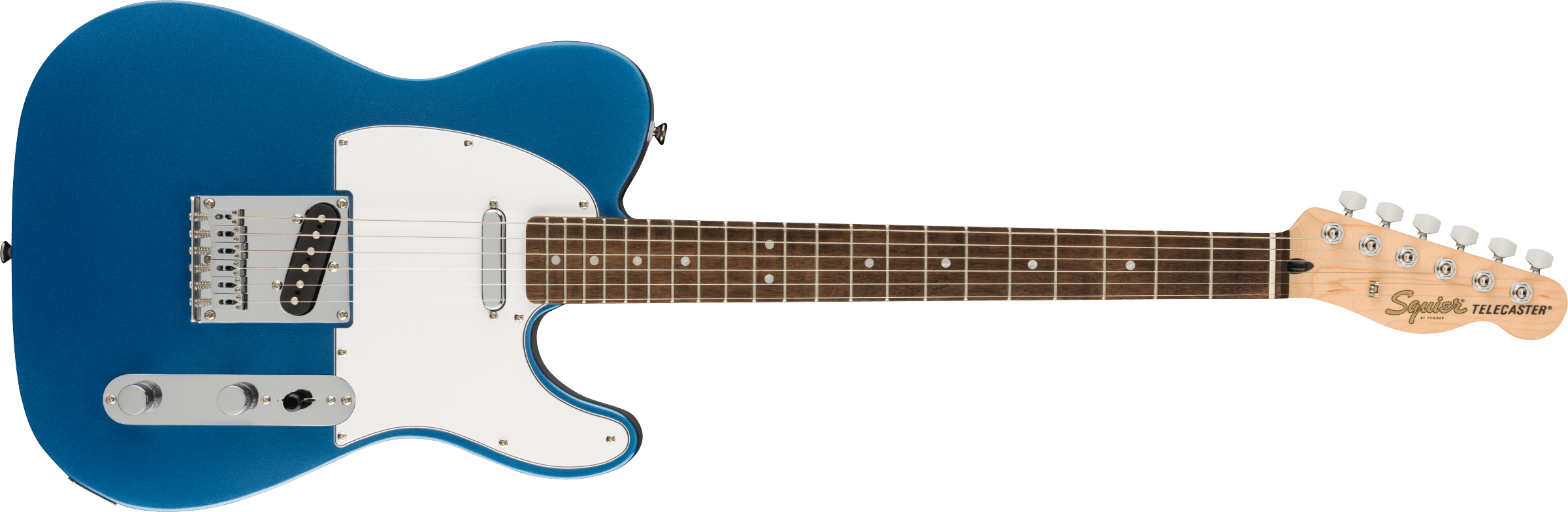 Squier® Affinity Series® Telecaster®, Laurel Fingerboard, White Pickguard, Lake Placid Blue