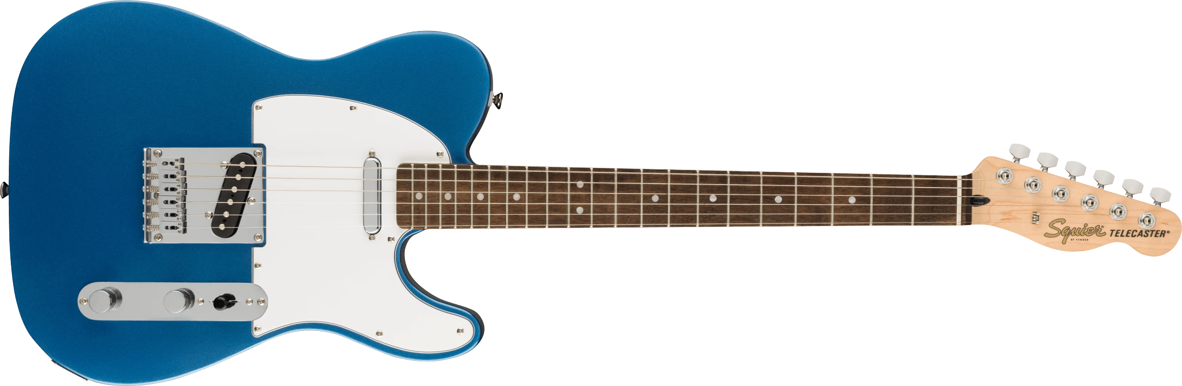 Squier® Affinity Series® Telecaster®, Laurel Fingerboard, White Pickguard, Lake Placid Blue