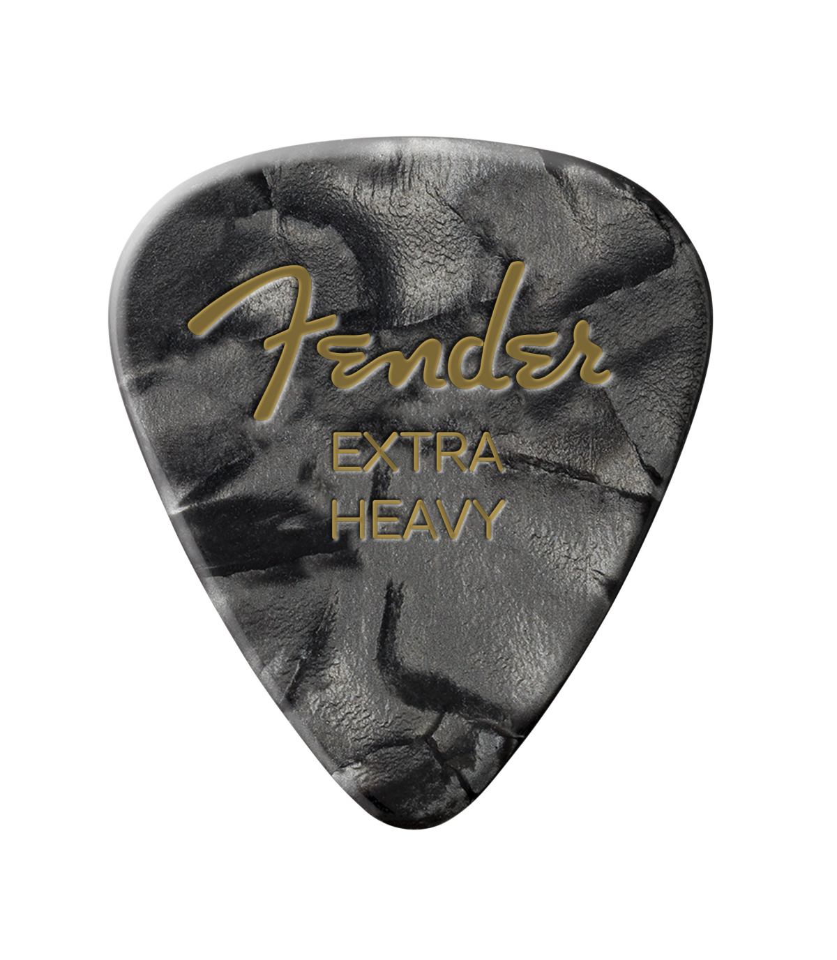 Fender® 351 Shape Premium Picks, Extra Heavy, Black Moto, 12 Count