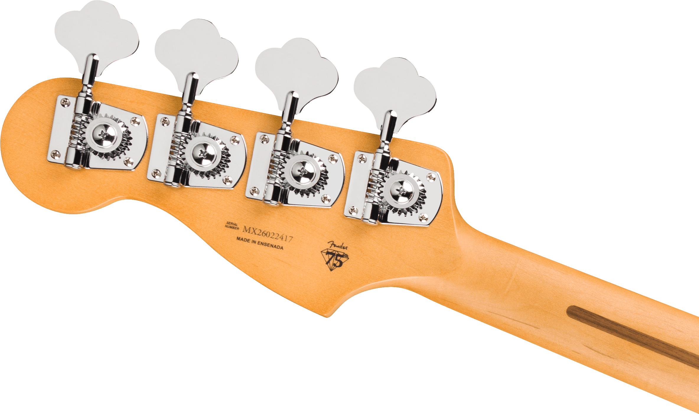 Fender® 75th Anniversary Player II Precision Bass®, Maple Fingerboard, Aztec Gold